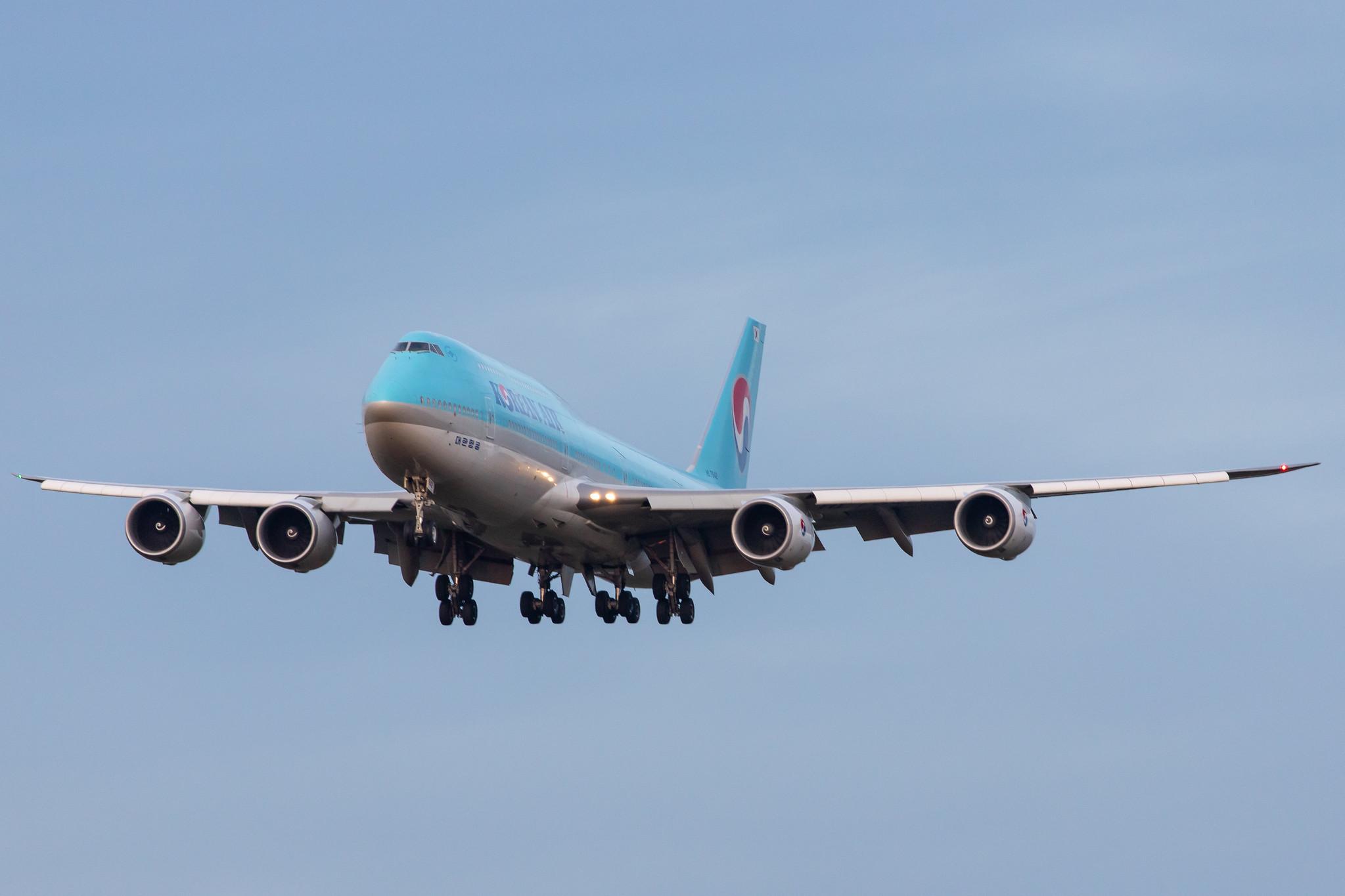 Frankfurt Airport: Korean Air (KE / KAL) |  Boeing 747-8B5 B748 | HL7642 | MSN 60409