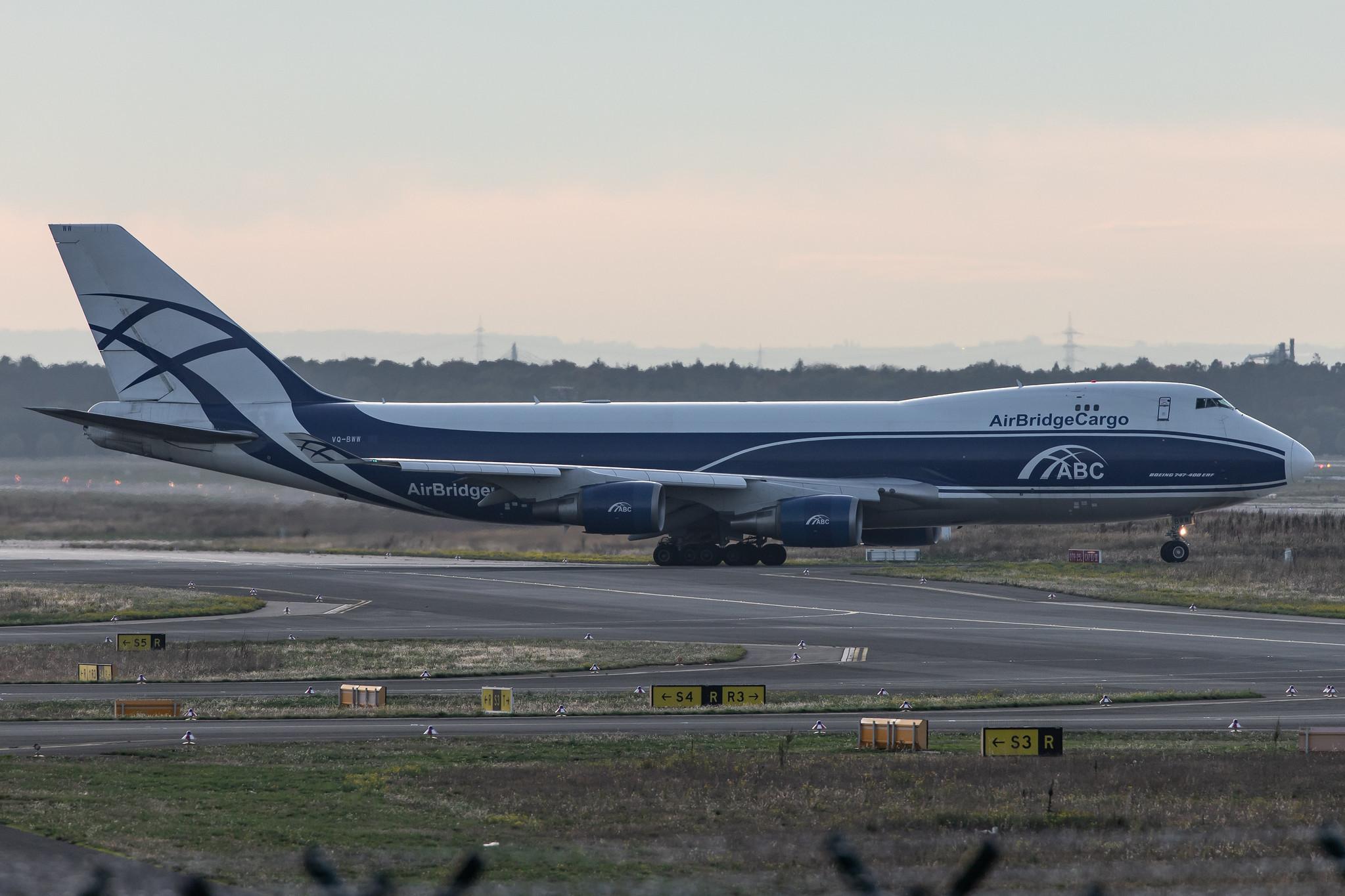 Frankfurt Airport: AirBridgeCargo (RU / ABW) | Operator: AirBridgeCargo Airlines |  Boeing 747-406F(ER) B744 | VQ-BWW | MSN 35233