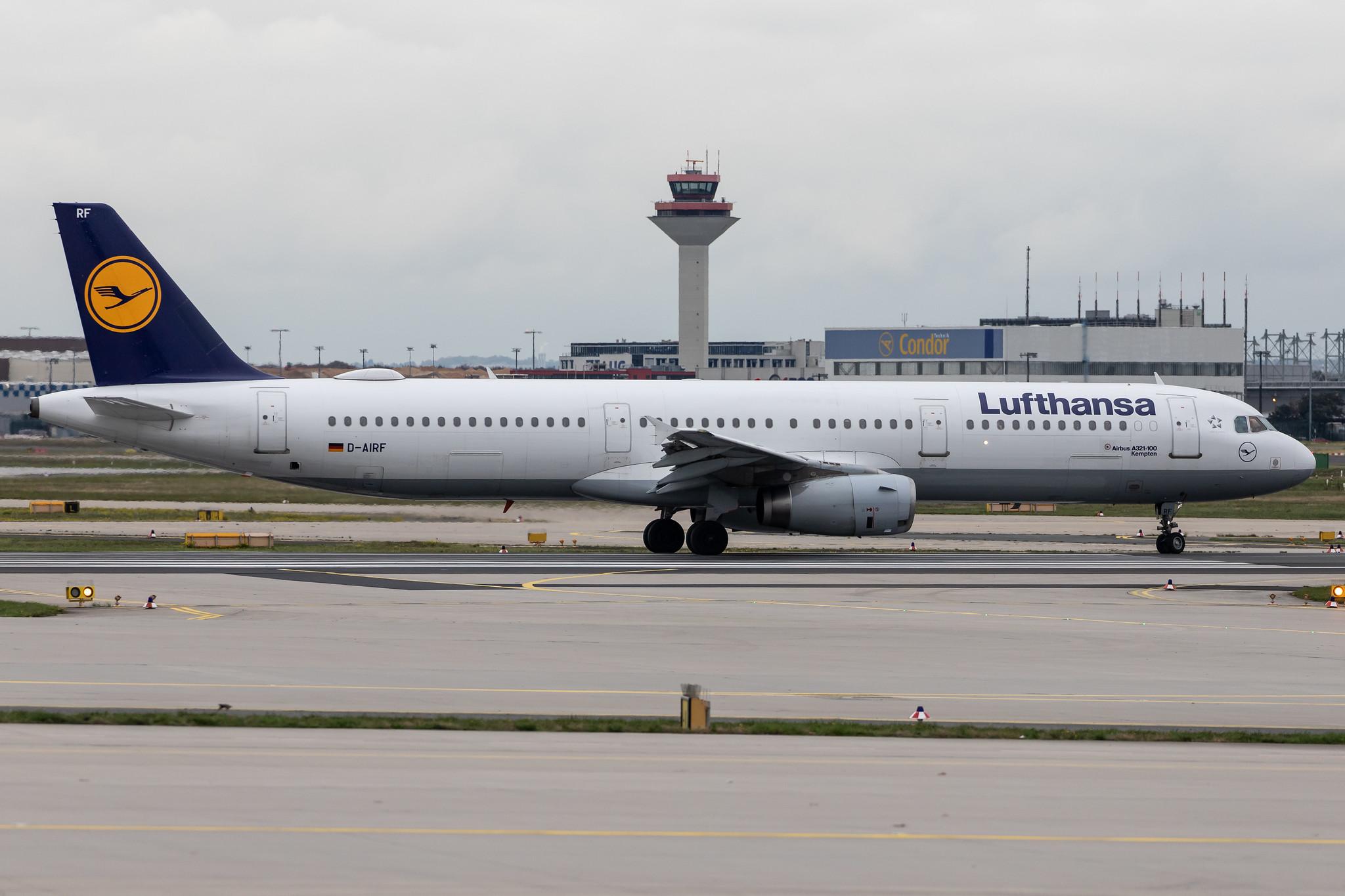 Frankfurt Airport: Lufthansa (LH / DLH) |  Airbus A321-131 A321 | D-AIRF | MSN 0493