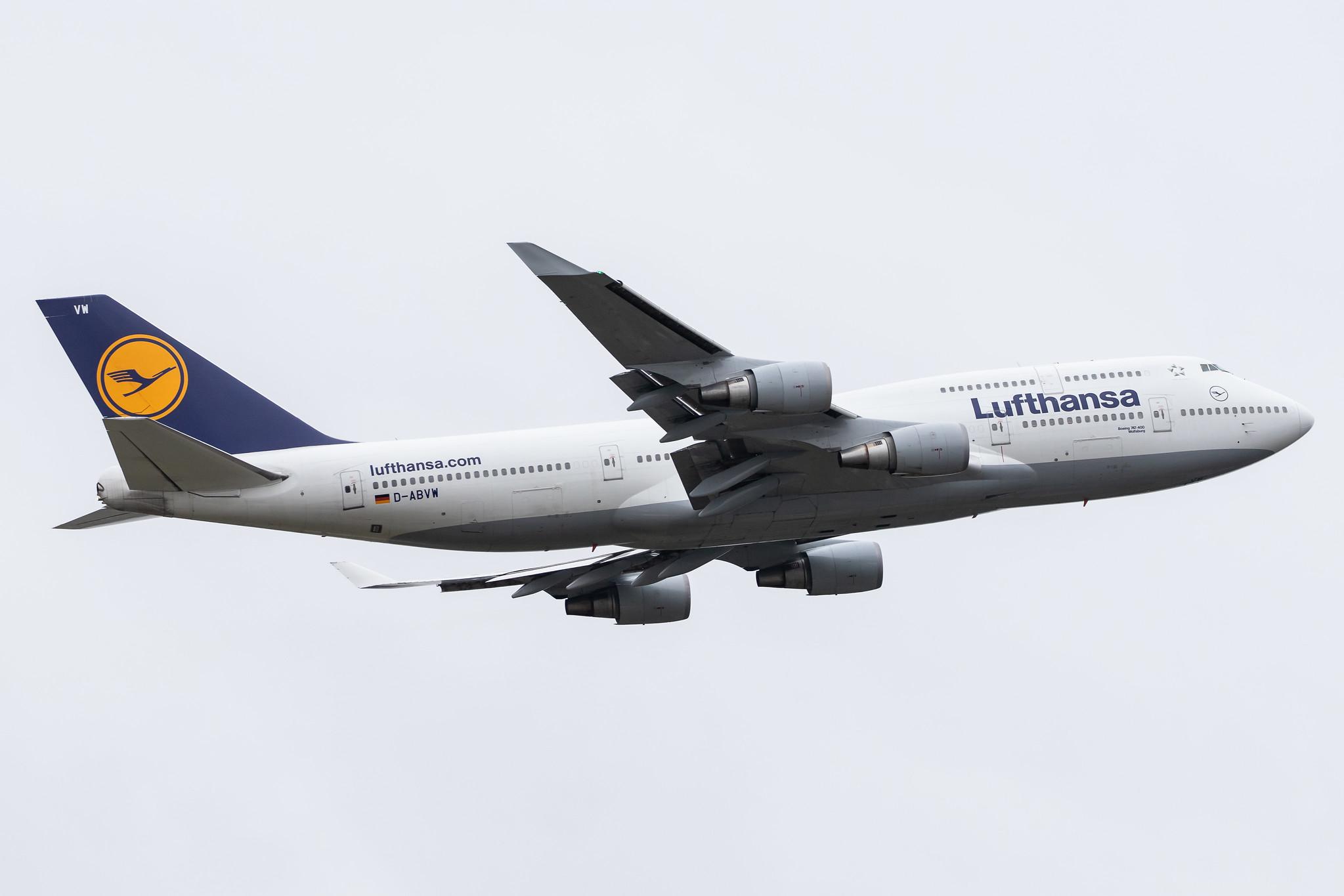 Frankfurt Airport: Lufthansa (LH / DLH) |  Boeing 747-430 B744 | D-ABVW | MSN 29493