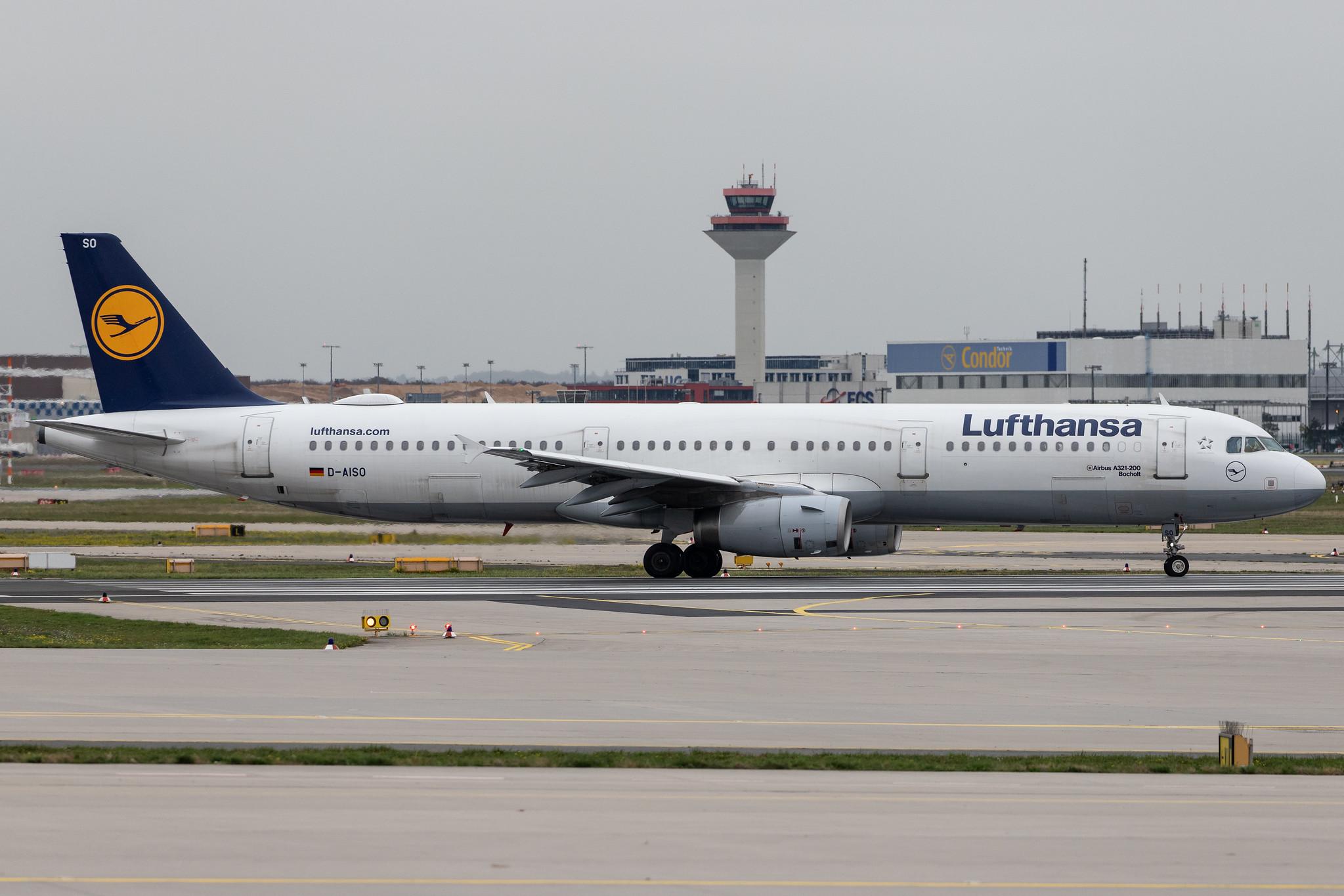 Frankfurt Airport: Lufthansa (LH / DLH) |  Airbus A321-231 A321 | D-AISO | MSN 3625