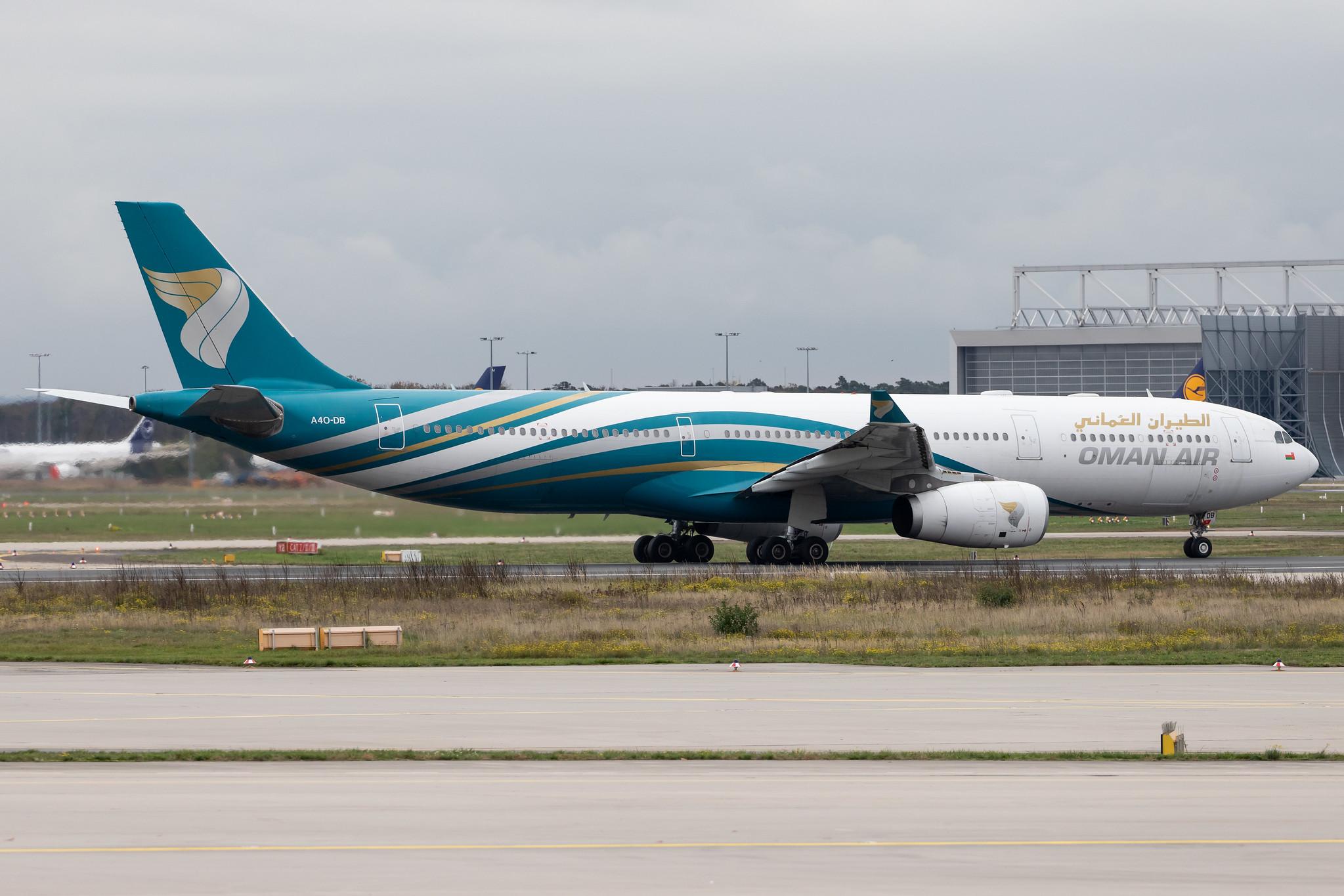 Frankfurt Airport: Oman Air (WY / OMA) |  Airbus A330-343 A333 | A4O-DB | MSN 1044
