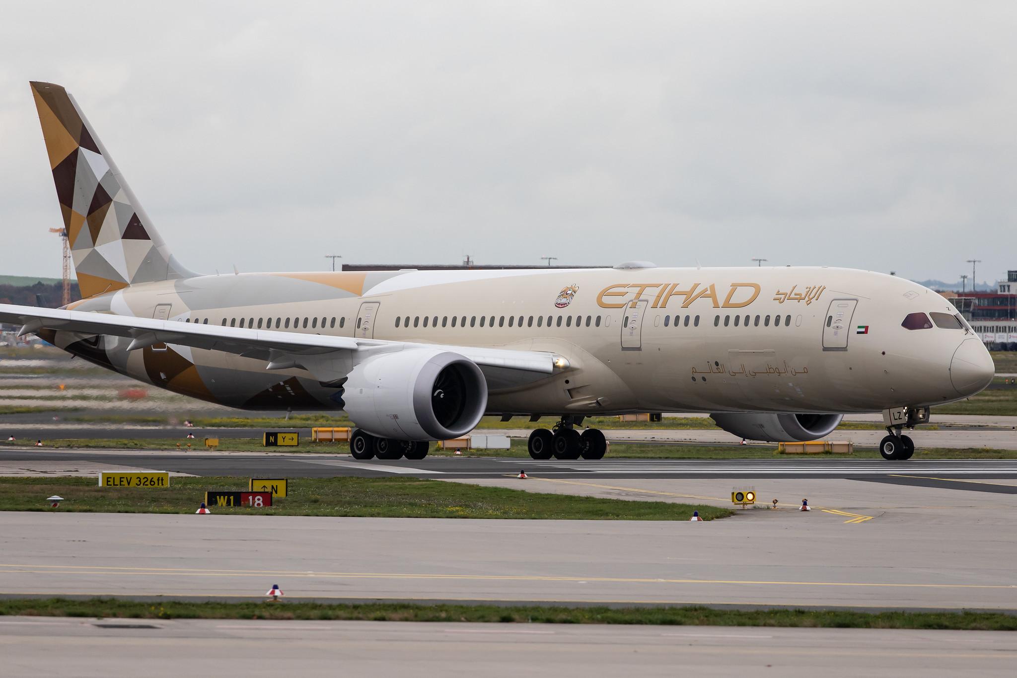 Frankfurt Airport: Etihad Airways (EY / ETD) |  Boeing 787-9 Dreamliner B789 | A6-BLZ | MSN 42369