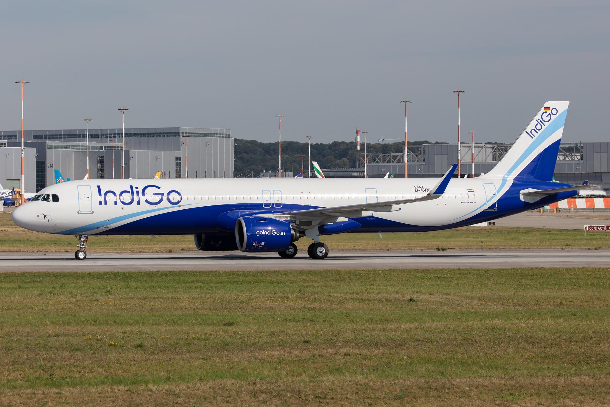 Hamburg Finkenwerder: IndiGo (6E / IGO) |  Airbus A321-271NX A21N | D-AVXH (VT-IUY) | MSN 9443