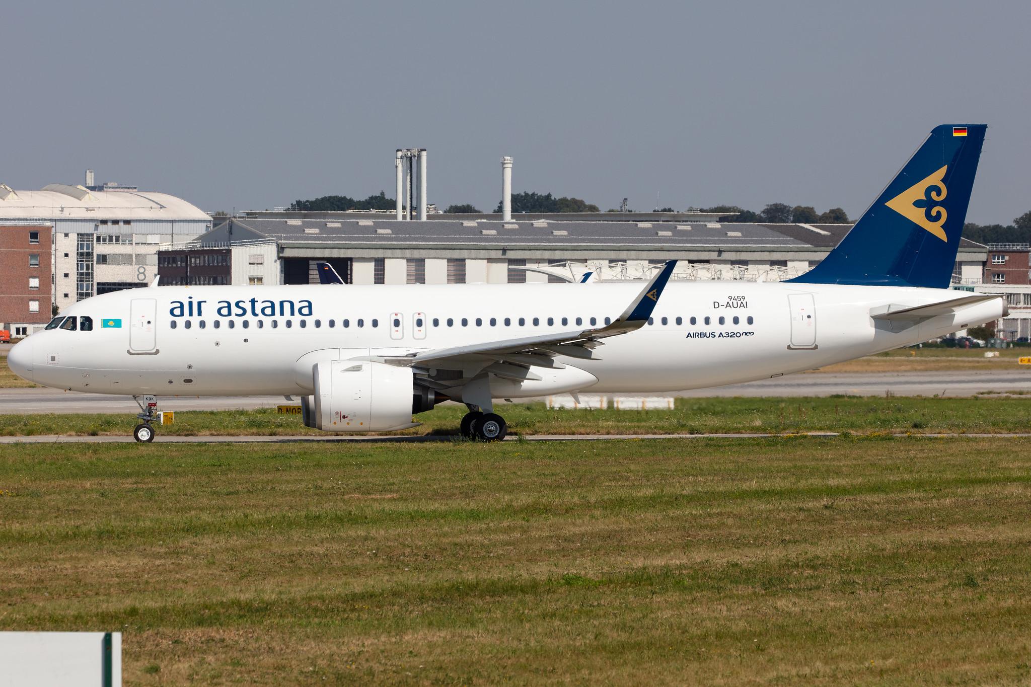 Hamburg Finkenwerder: Air Astana (KC / KZR) |  Airbus A320-271N A20N | D-AUAI (P4-KBK ) | MSN 9459