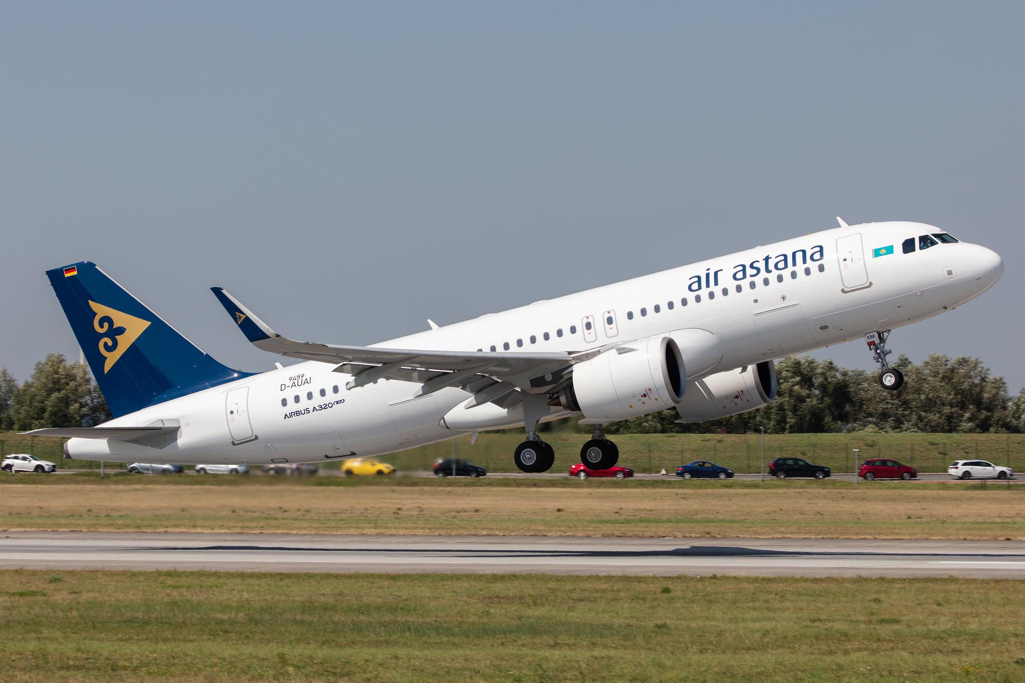 Hamburg Finkenwerder: Air Astana (KC / KZR) |  Airbus A320-271N A20N | D-AUAI (P4-KBK ) | MSN 9459