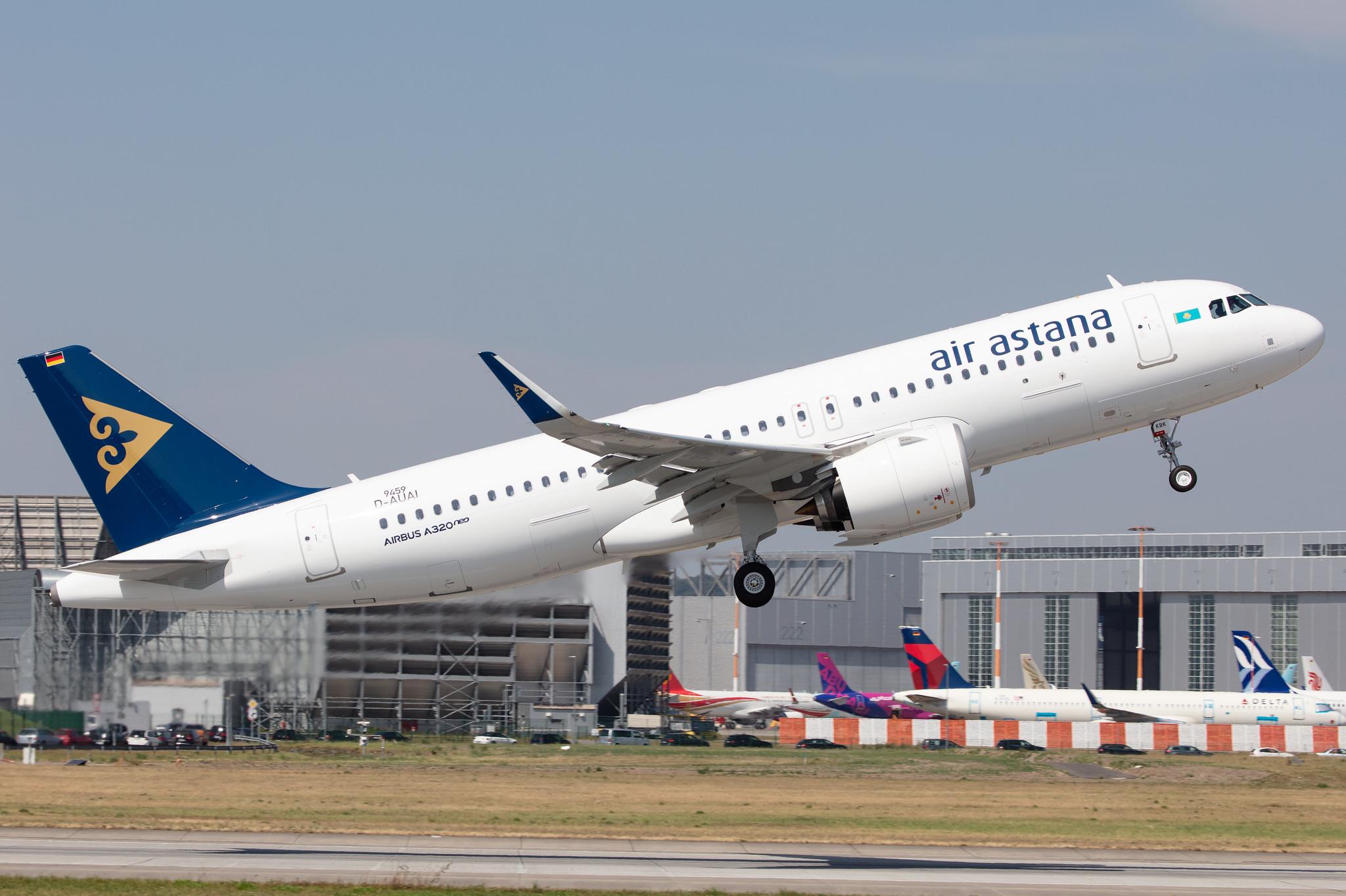 Hamburg Finkenwerder: Air Astana (KC / KZR) |  Airbus A320-271N A20N | D-AUAI (P4-KBK ) | MSN 9459
