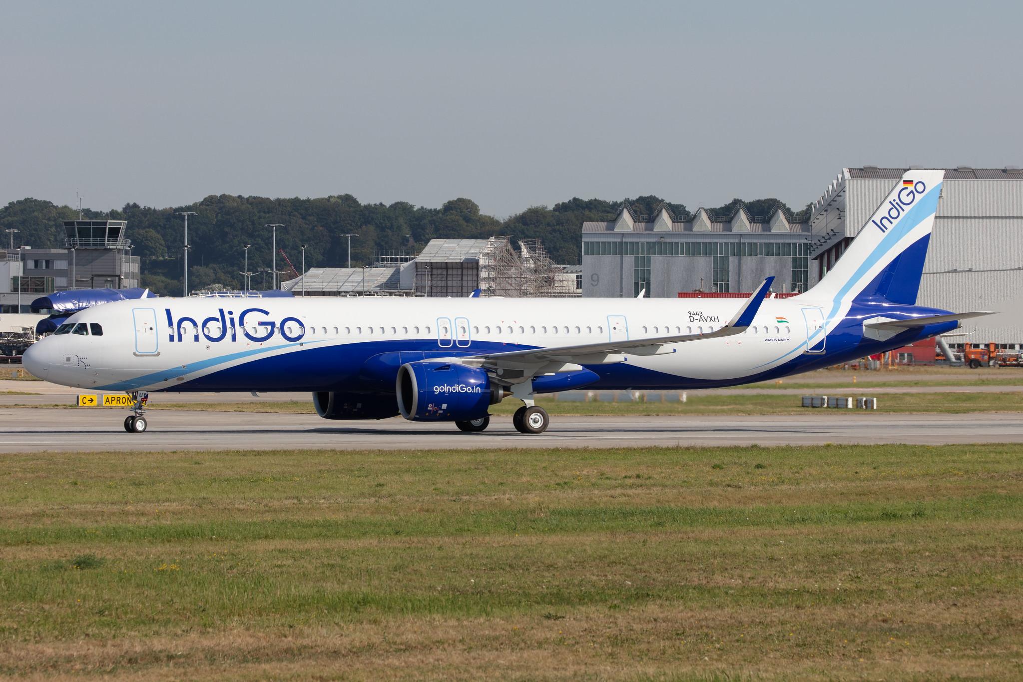 Hamburg Finkenwerder: IndiGo (6E / IGO) |  Airbus A321-271NX A21N | D-AVXH (VT-IUY) | MSN 9443