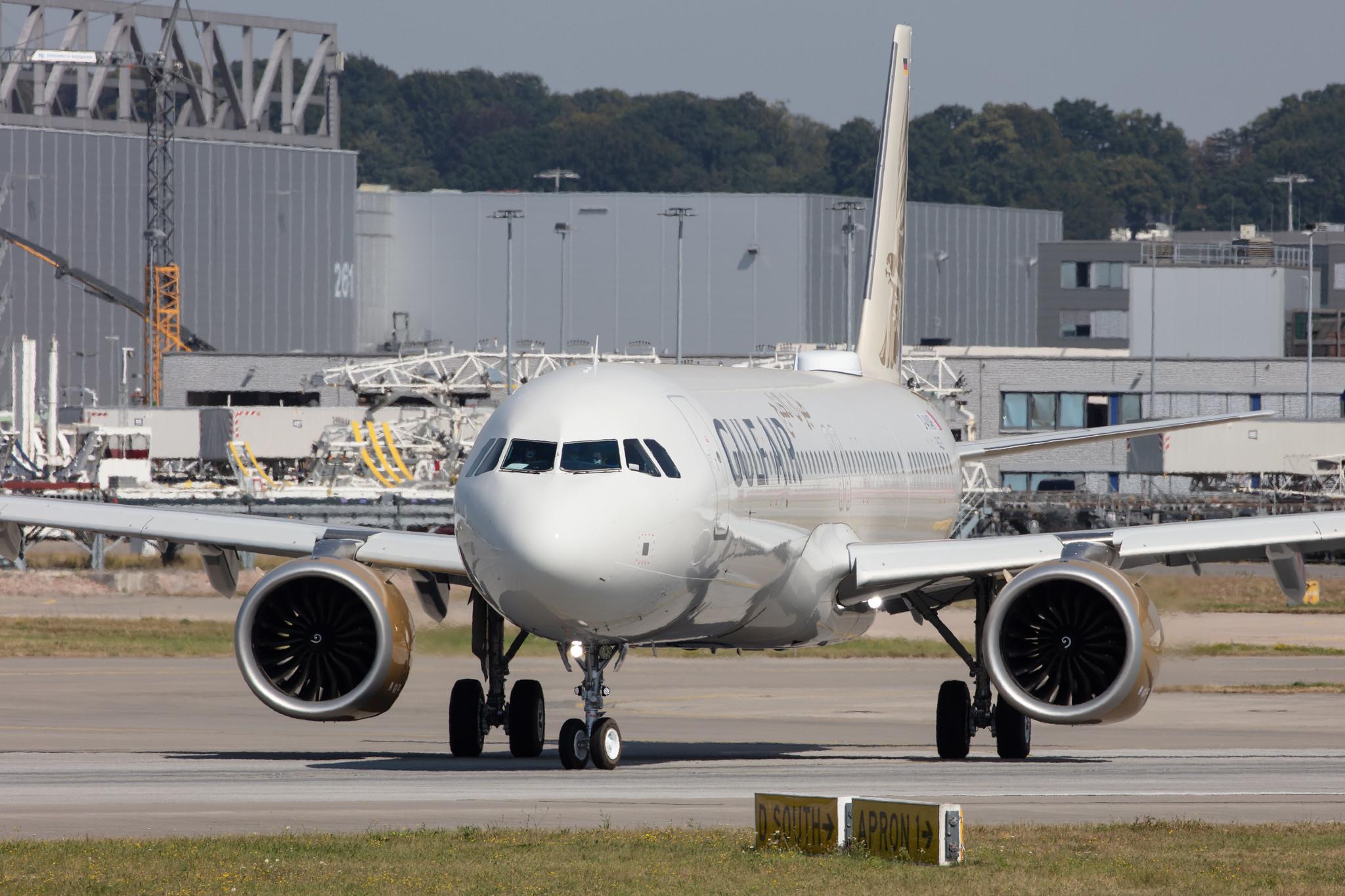 Hamburg Finkenwerder: Gulf Air (GF / GFA) |  Airbus A321-253NX A21N | D-AYAR (A9C-NA) | MSN 9433
