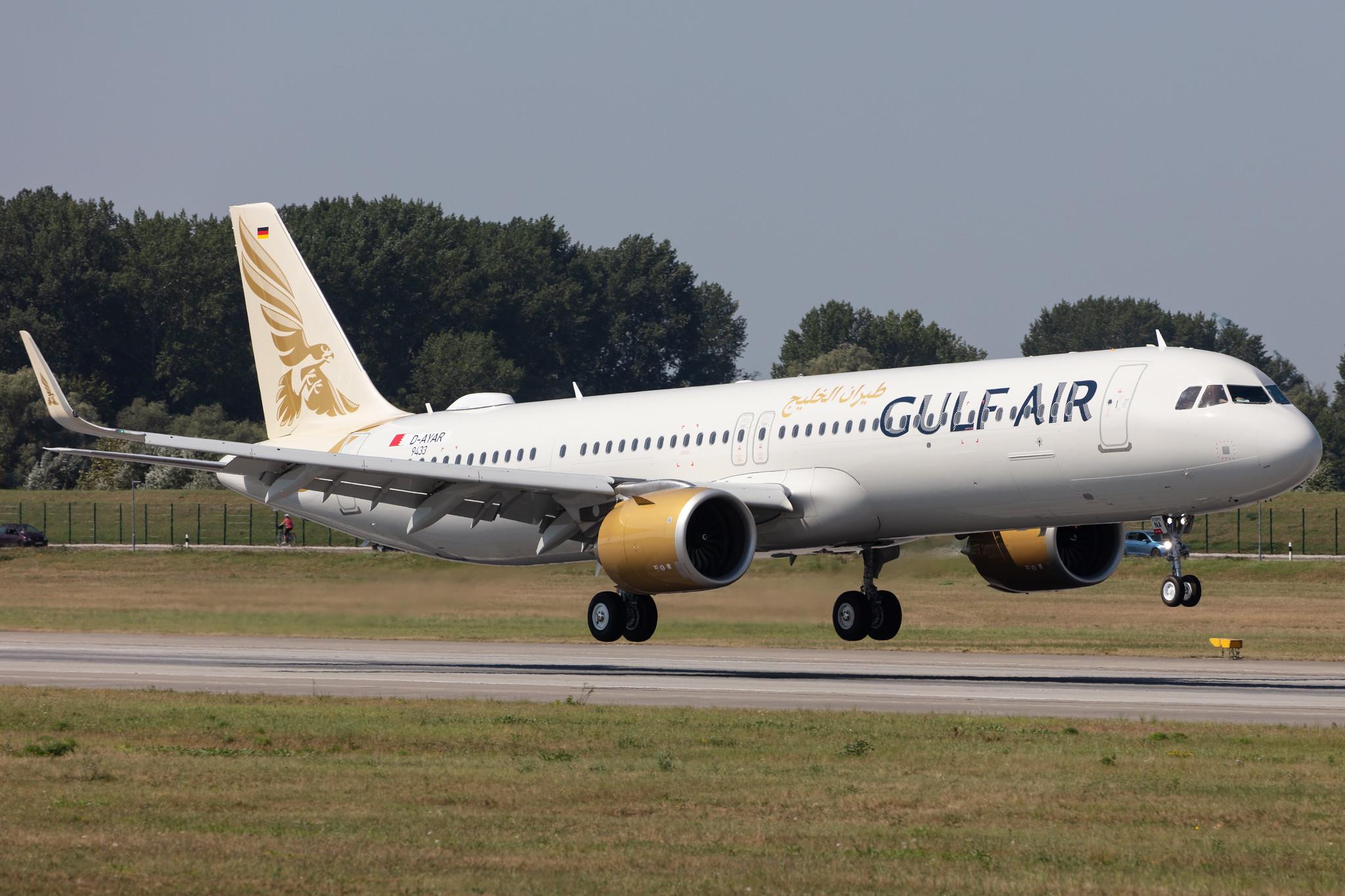 Hamburg Finkenwerder: Gulf Air (GF / GFA) |  Airbus A321-253NX A21N | D-AYAR (A9C-NA) | MSN 9433