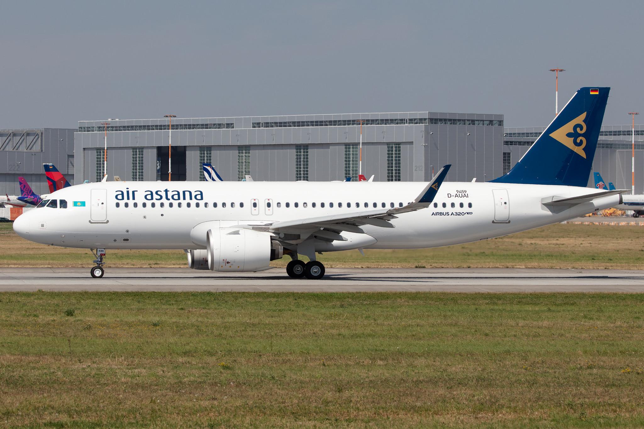 Hamburg Finkenwerder: Air Astana (KC / KZR) |  Airbus A320-271N A20N | D-AUAI (P4-KBK ) | MSN 9459