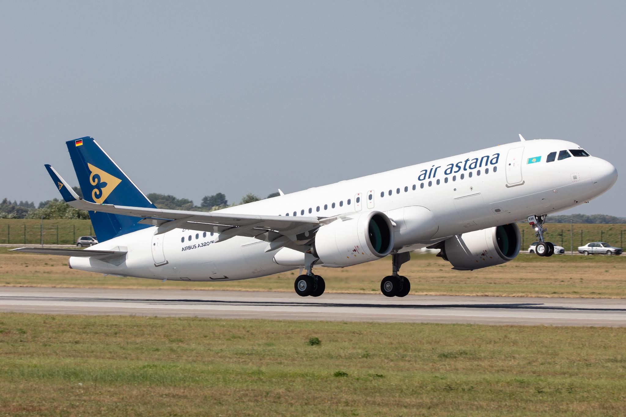 Hamburg Finkenwerder: Air Astana (KC / KZR) |  Airbus A320-271N A20N | D-AUAI (P4-KBK ) | MSN 9459