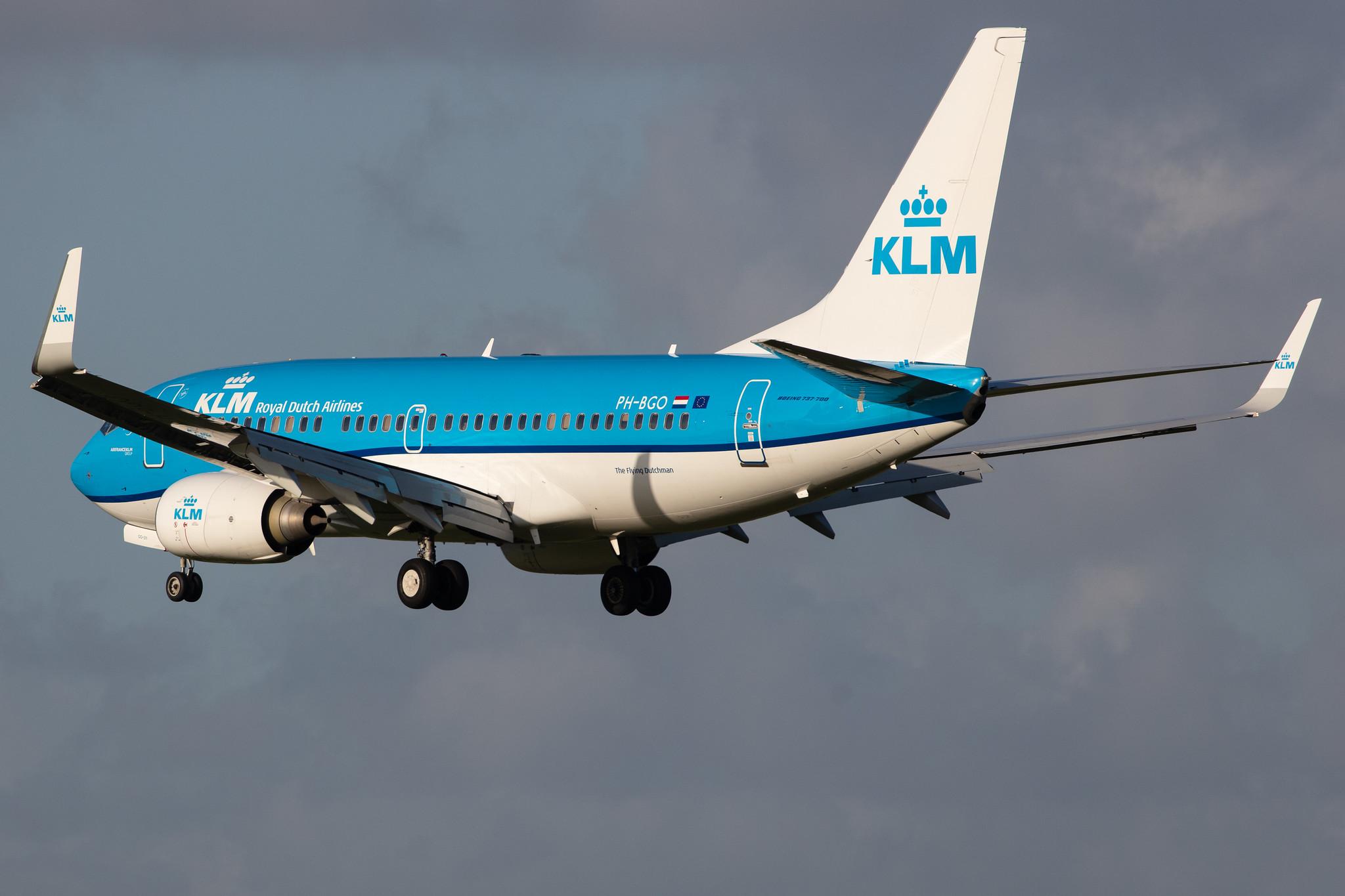 Amsterdam Airport Schiphol: KLM (KL / KLM) |  Boeing 737-7K2 B737 | PH-BGO | MSN 38126