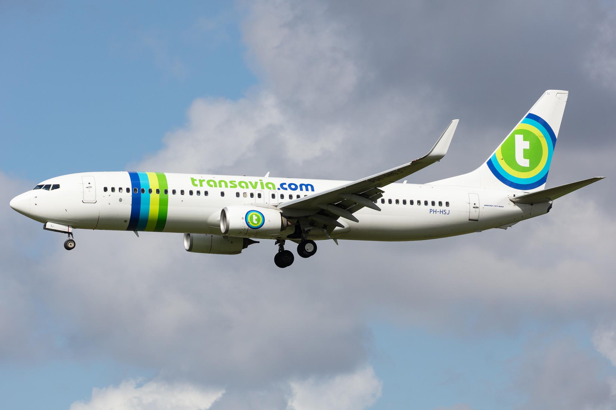 Amsterdam Airport Schiphol: Transavia (HV / TRA) |  Boeing 737-8K2 B738 | PH-HSJ | MSN 42150