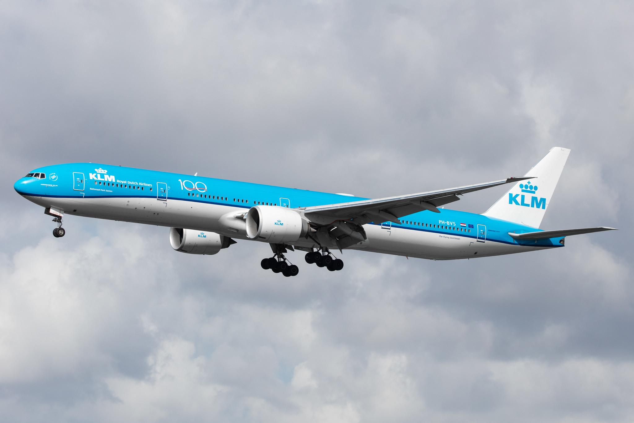 Amsterdam Airport Schiphol: KLM (KL / KLM) |  Boeing 777-306(ER) B77W | PH-BVS | MSN 61604