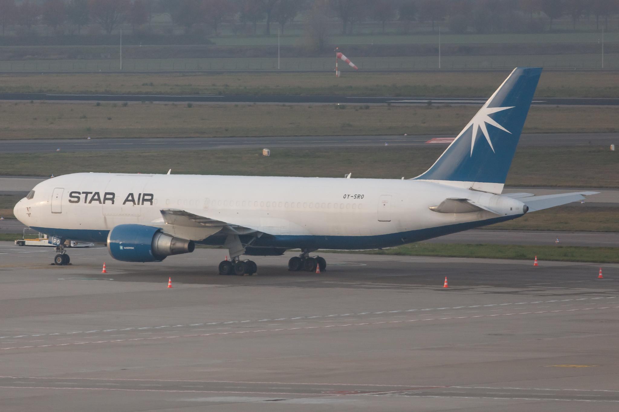 Flughafen Berlin Brandenburg: Star Air (DJ / SRR) |  Boeing 767-25E(BDSF) B762 | OY-SRO | MSN 27194