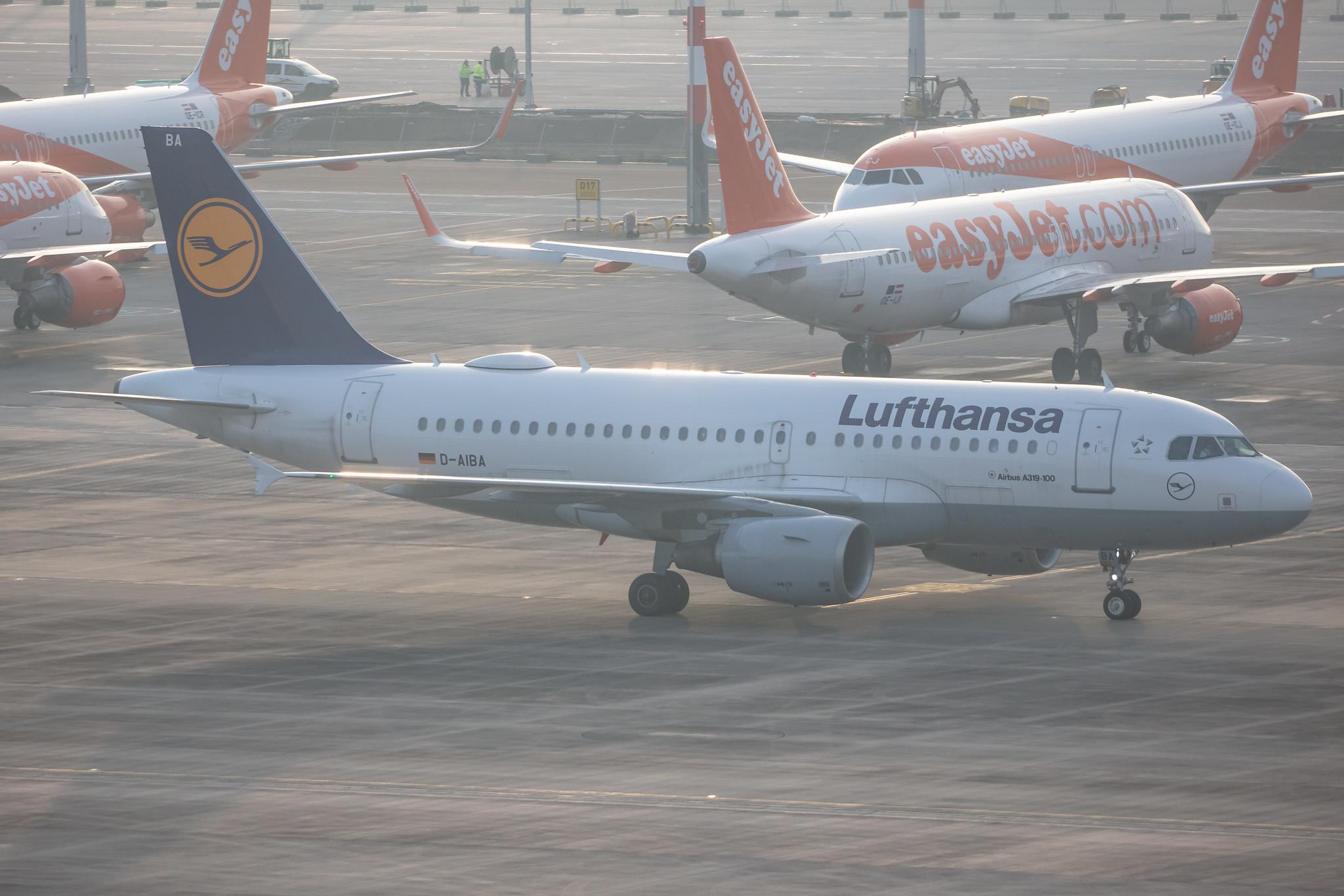 Flughafen Berlin Brandenburg: Lufthansa (LH / DLH) |  Airbus A319-112 A319 | D-AIBA | MSN 4141