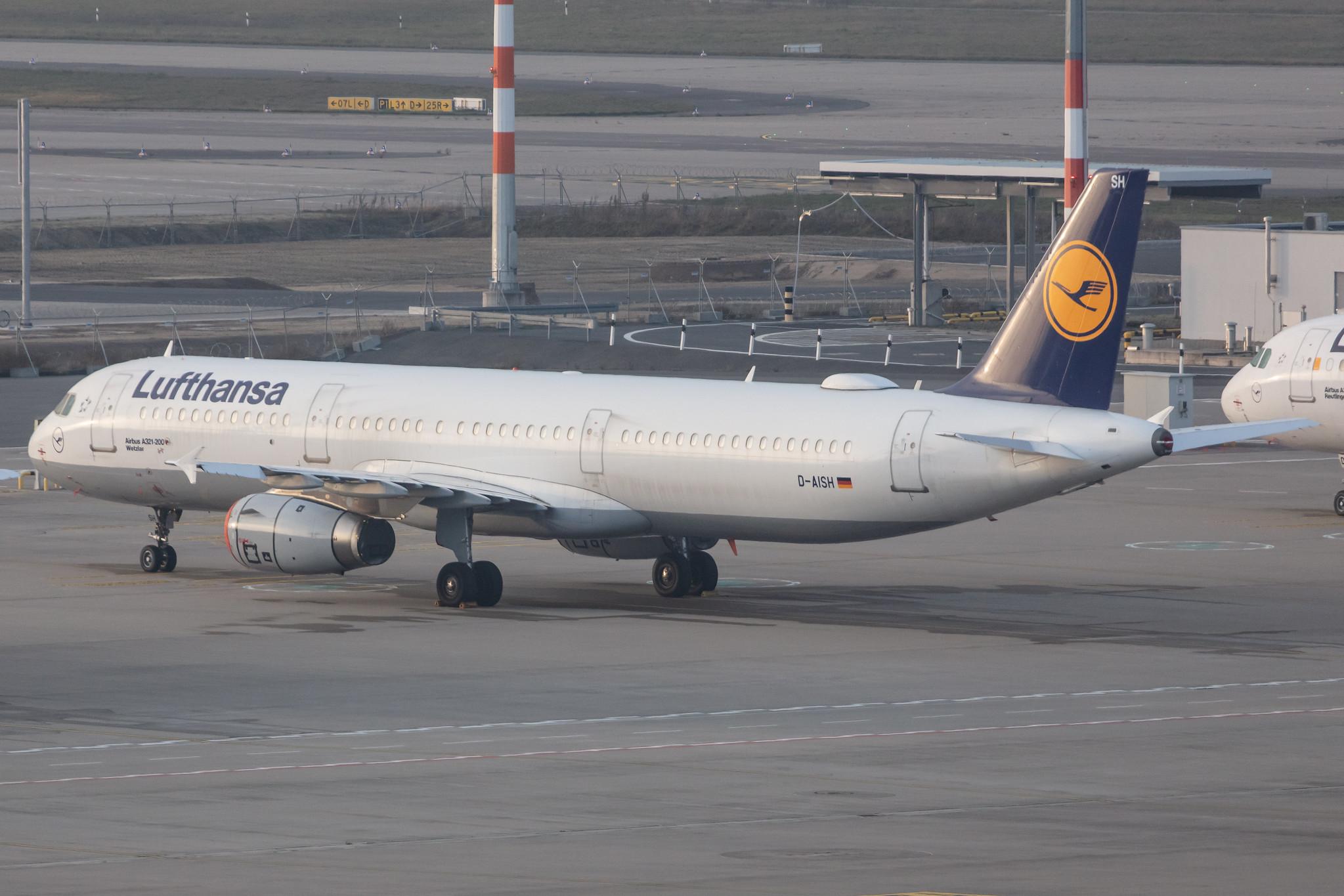 Flughafen Berlin Brandenburg: Lufthansa (LH / DLH) |  Airbus A321-231 A321 | D-AISH | MSN 3265