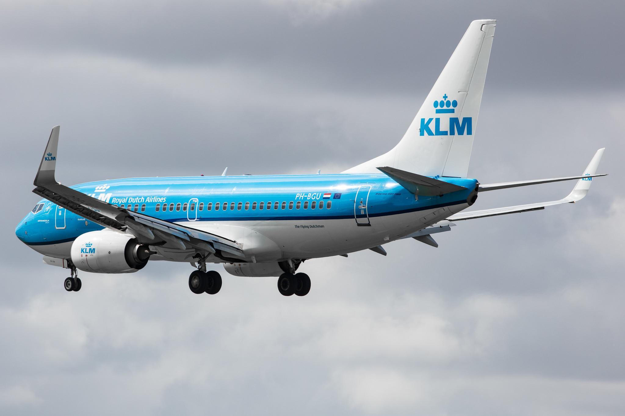 Amsterdam Airport Schiphol: KLM (KL / KLM) |  Boeing 737-7K2 B737 | PH-BGU | MSN 39257