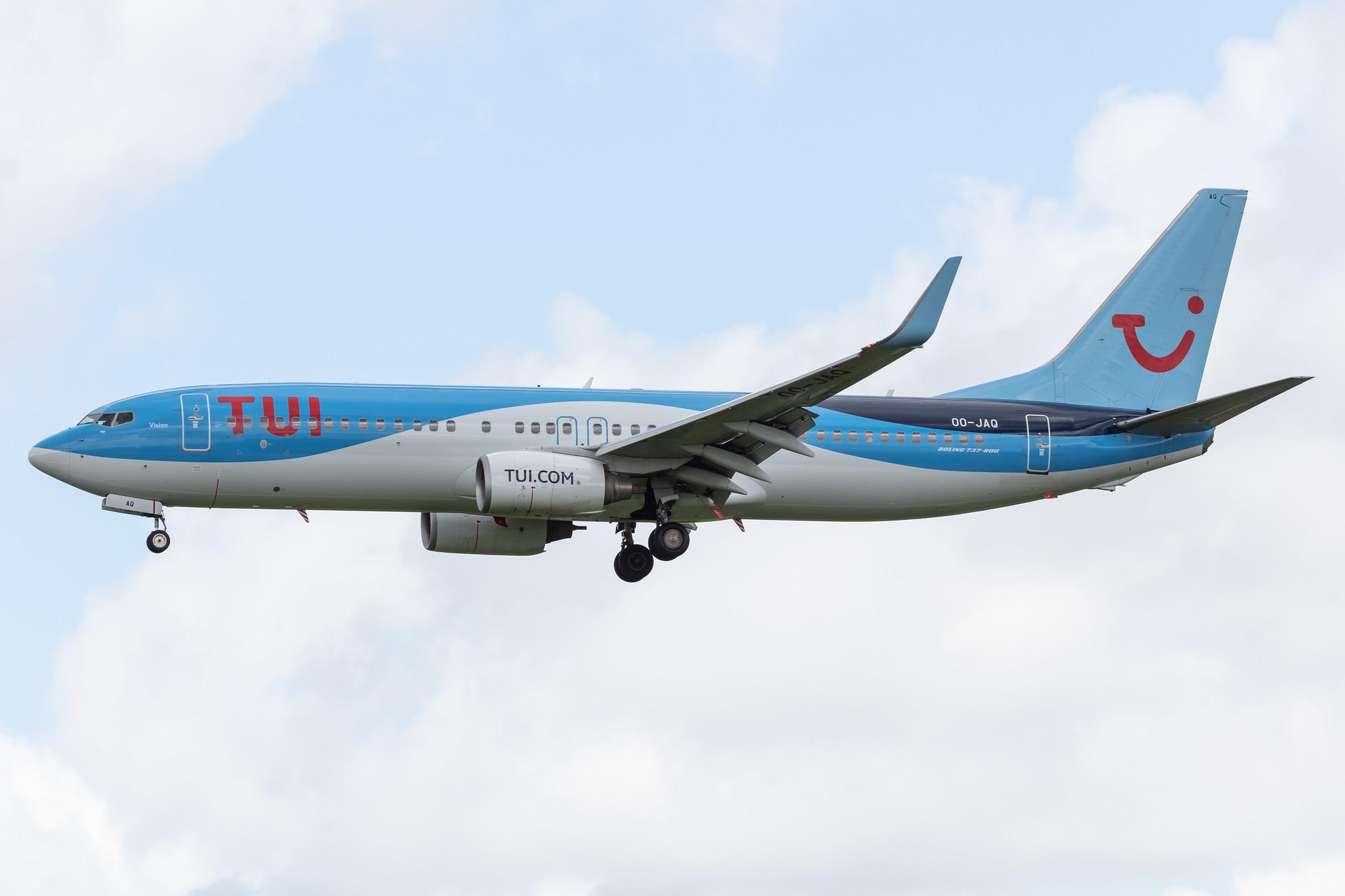 Amsterdam Airport Schiphol: TUI (X3 / TUI) | Operator: TUI fly Belgium |  Boeing 737-8K5 B738 | OO-JAQ | MSN 35148