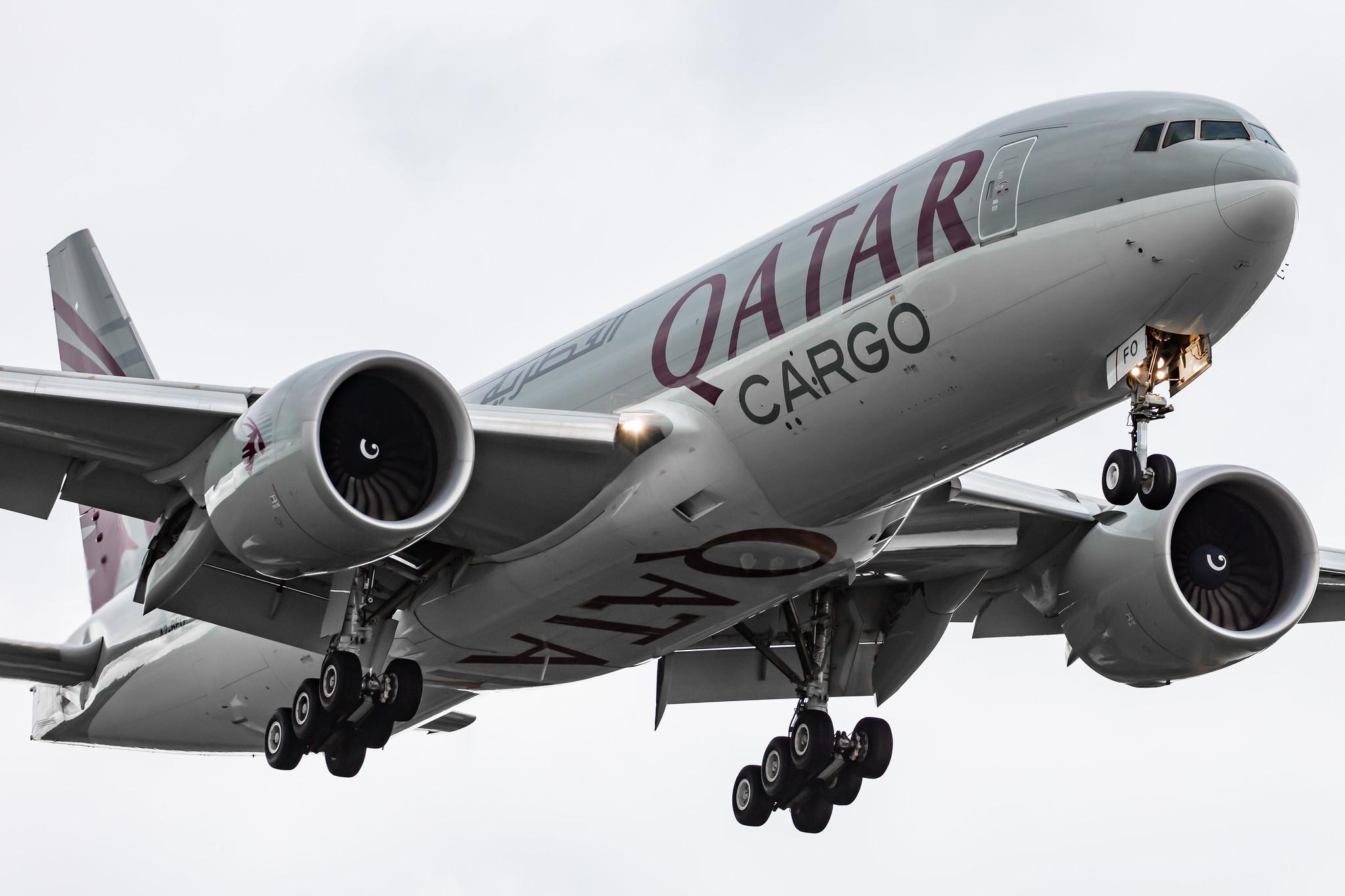 Amsterdam Airport Schiphol: Qatar Cargo (QR / QTR) | Operator: Qatar Airways |  Boeing 777-FDZ B77L | A7-BFO | MSN 62772