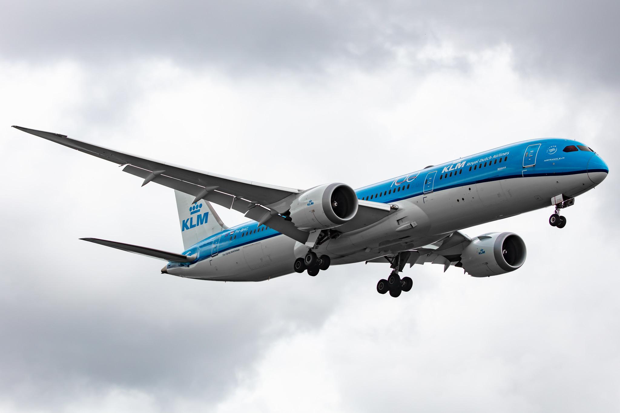 Amsterdam Airport Schiphol: KLM (KL / KLM) |  Boeing 787-9 Dreamliner B789 | PH-BHG | MSN 38766