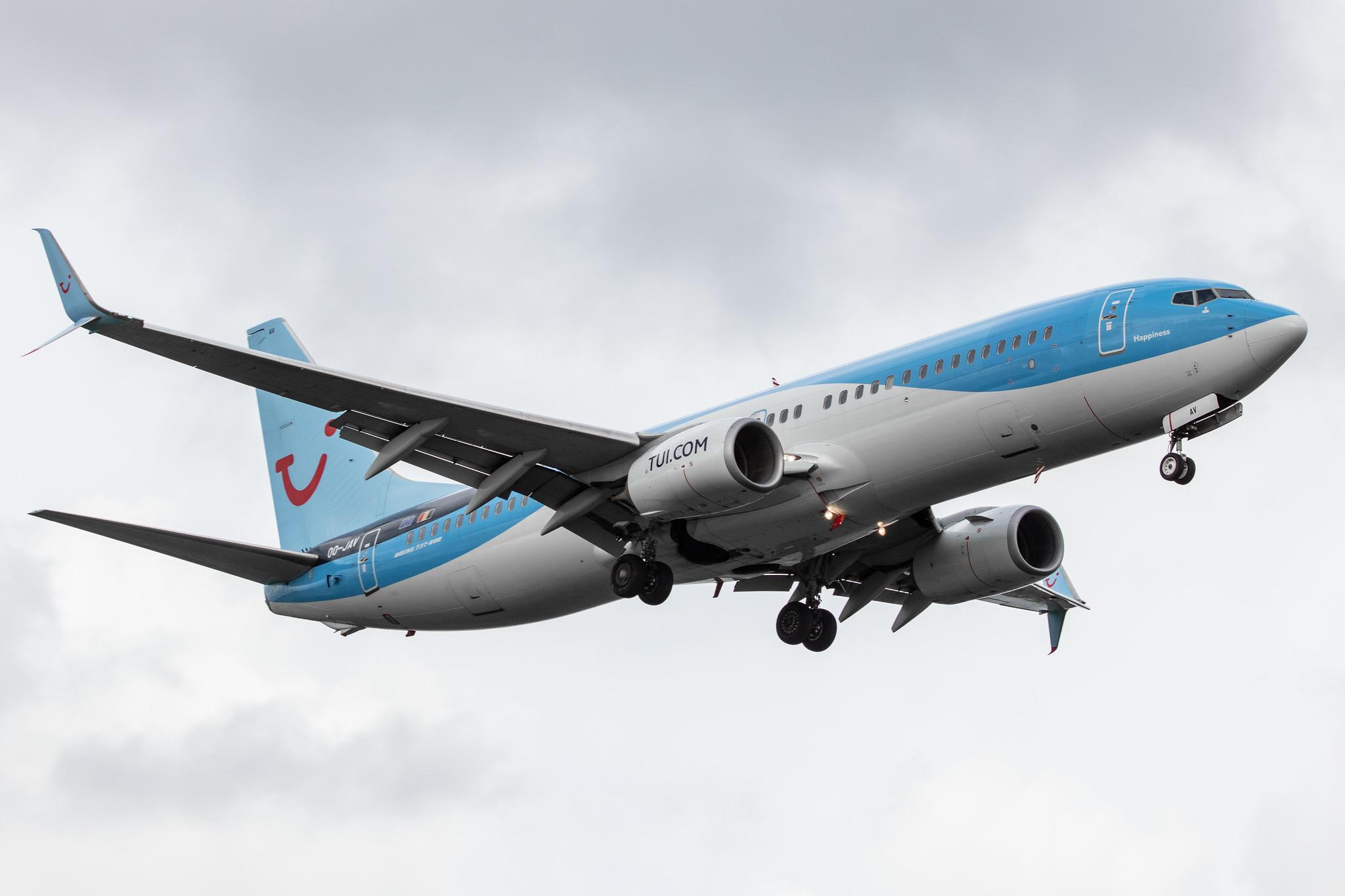 Amsterdam Airport Schiphol: TUI (X3 / TUI) | Operator: TUI fly Belgium |  Boeing 737-8K5 B738 | OO-JAV | MSN 40943
