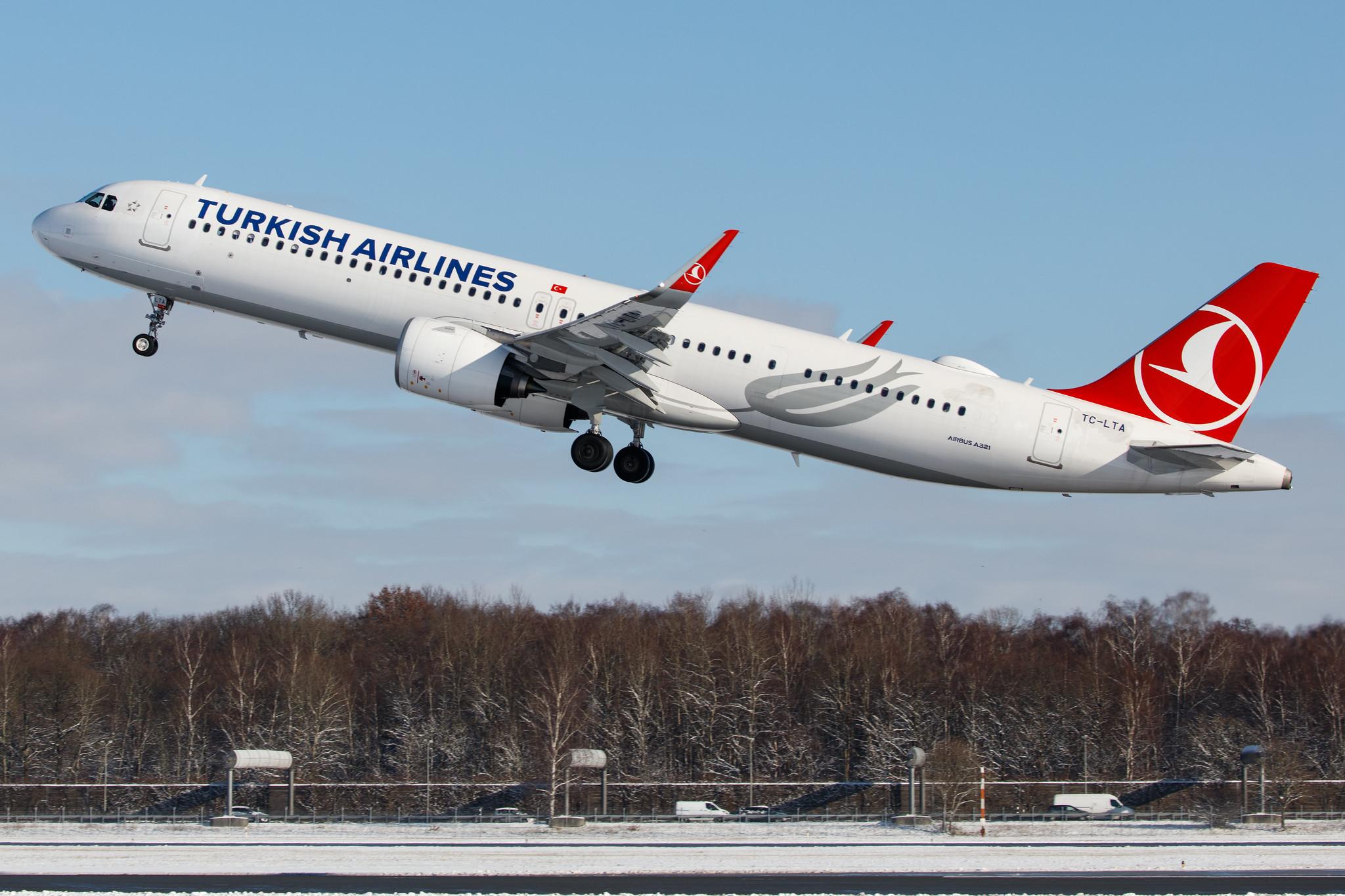 Hamburg Airport: Turkish Airlines (TK / THY) |  Airbus A321-271NX A21N | TC-LTA | MSN 09567