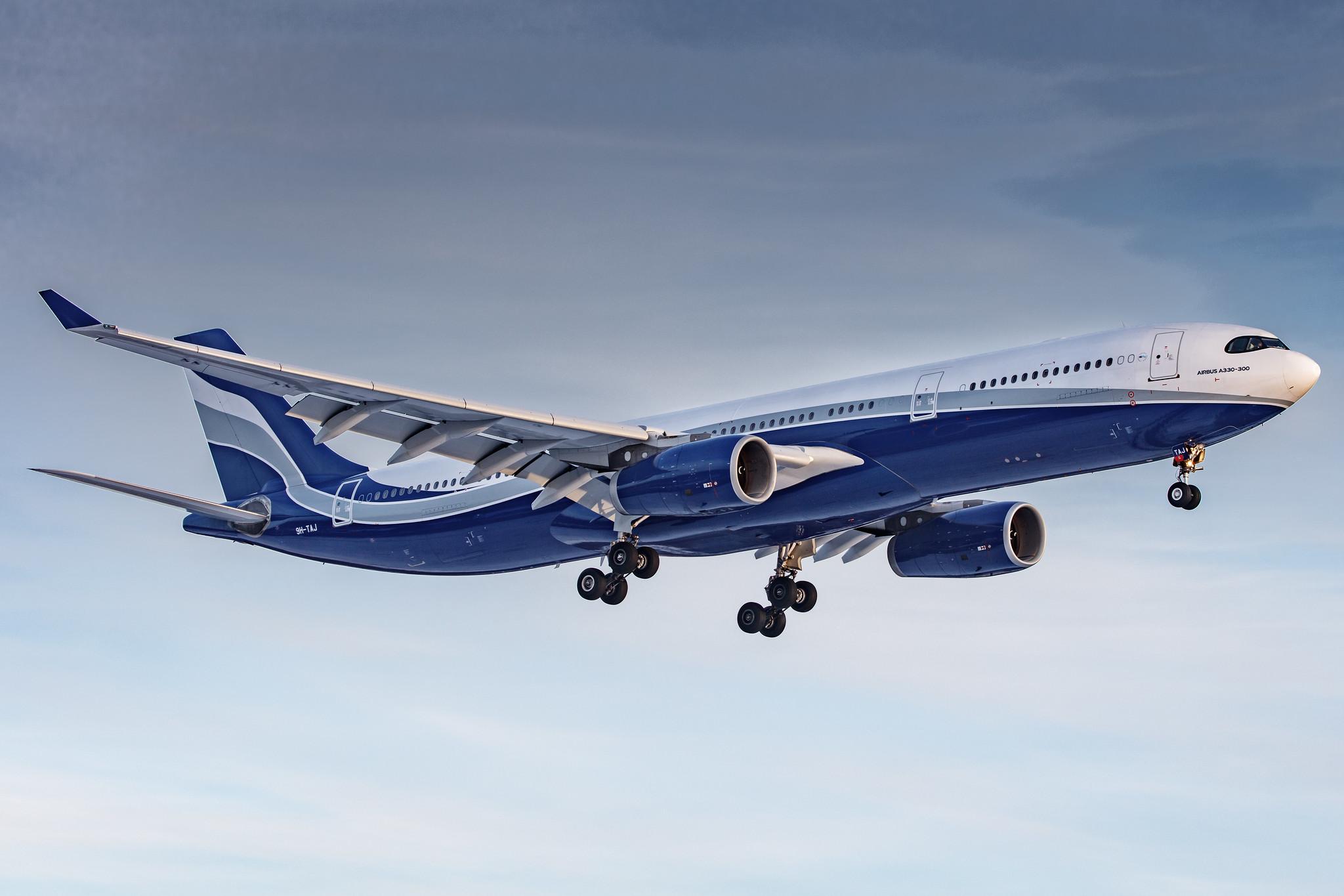 Hamburg Airport: Hi Fly (5K / HFY) | Operator: Hi Fly Malta |  Airbus A330-343 A333 | 9H-TAJ | MSN 1453