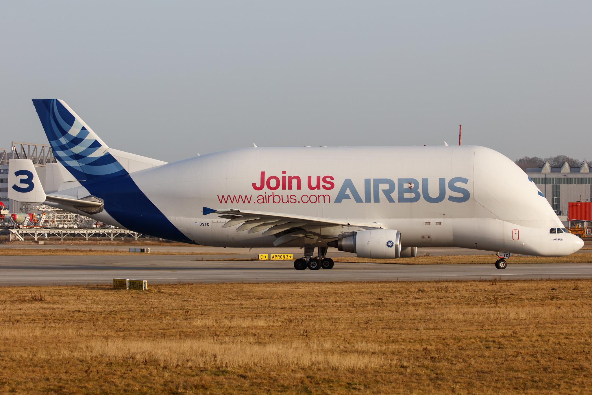 Hamburg Finkenwerder: Airbus Transport International (4Y / BGA) |  Airbus A300-608ST Beluga A3ST | F-GSTC | MSN 765