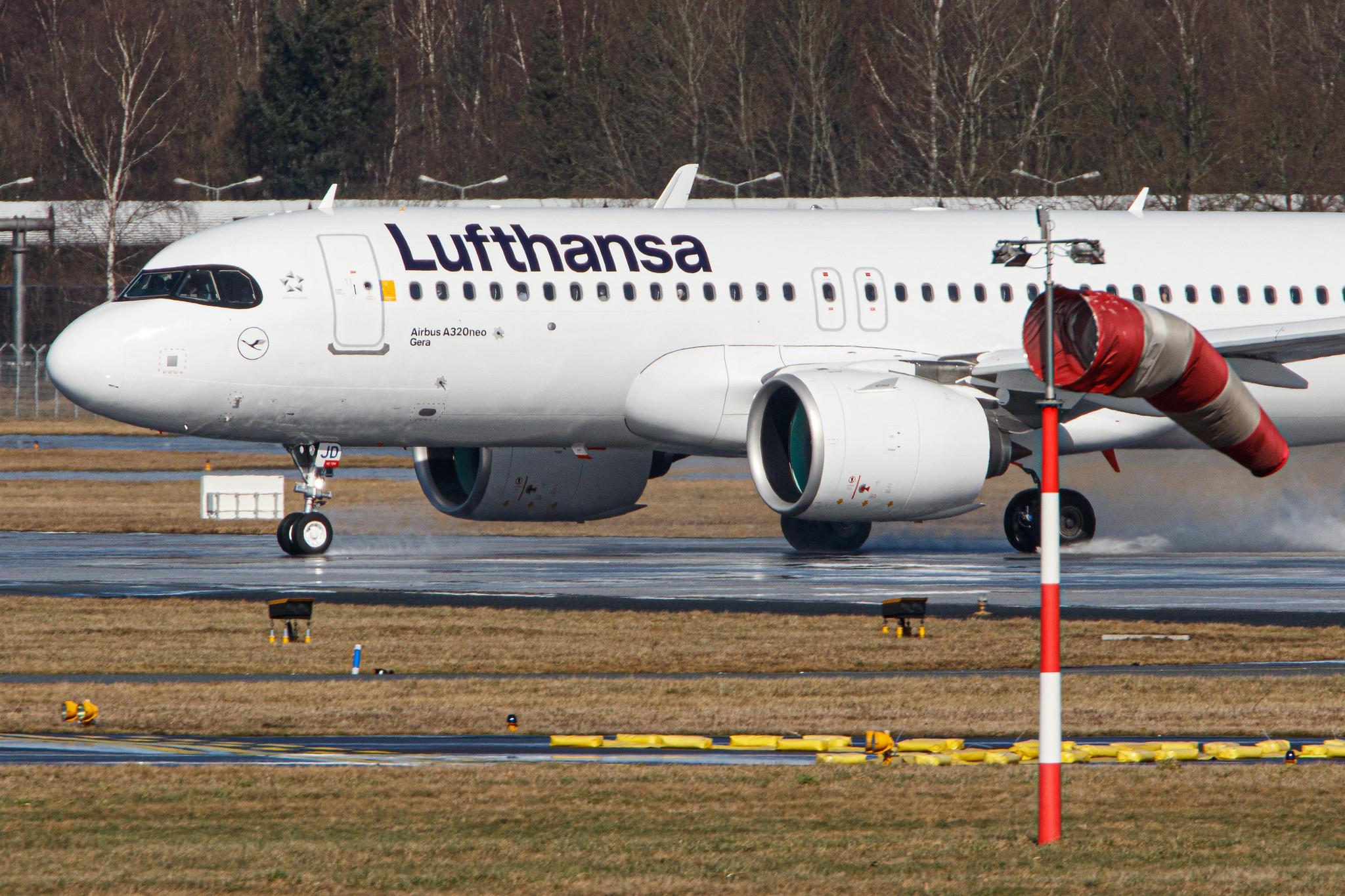 Hamburg Airport: Lufthansa (LH / DLH) |  Airbus A320-271N A20N | D-AIJD | MSN 10281
