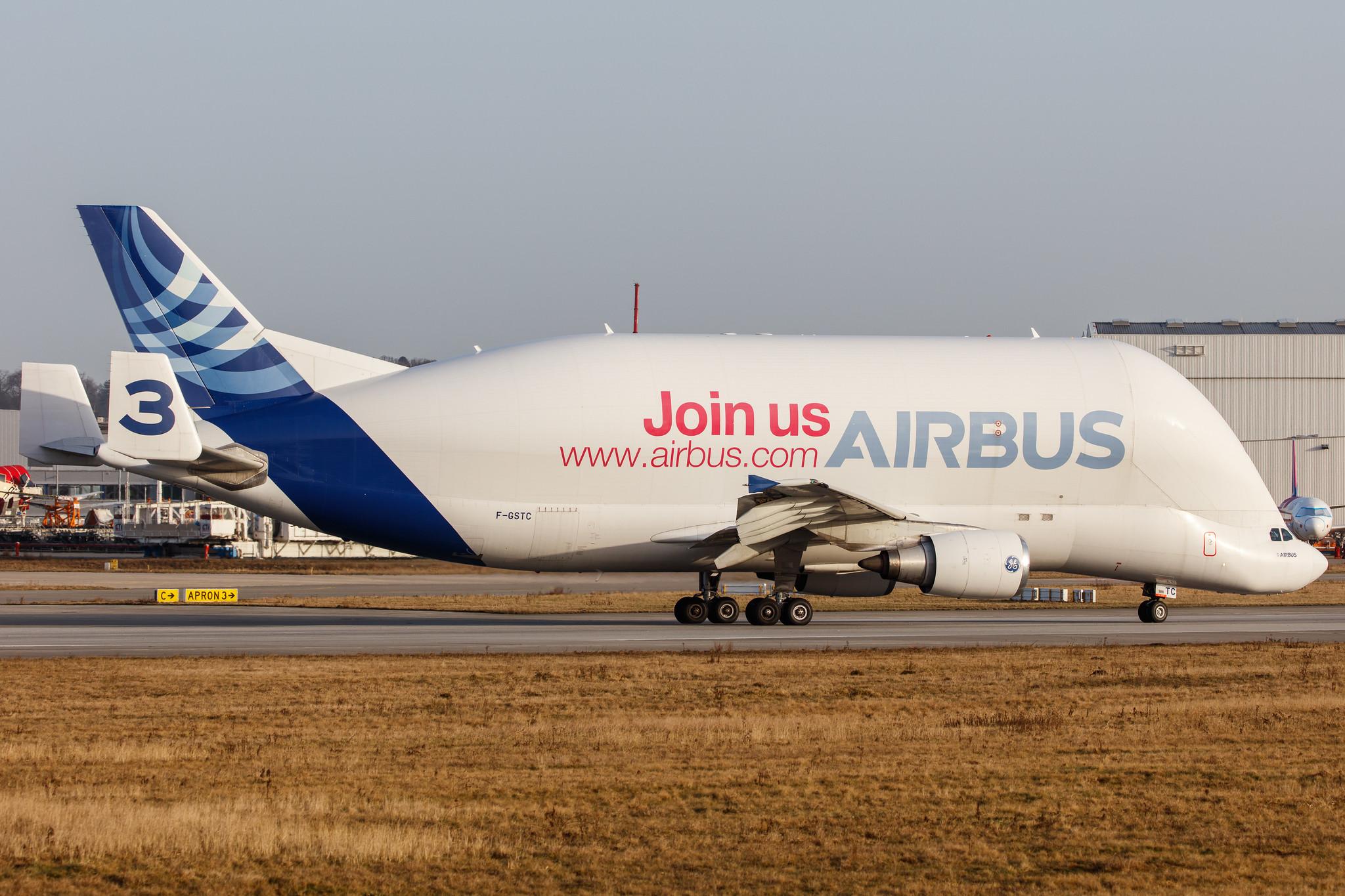 Hamburg Finkenwerder: Airbus Transport International (4Y / BGA) |  Airbus A300-608ST Beluga A3ST | F-GSTC | MSN 765