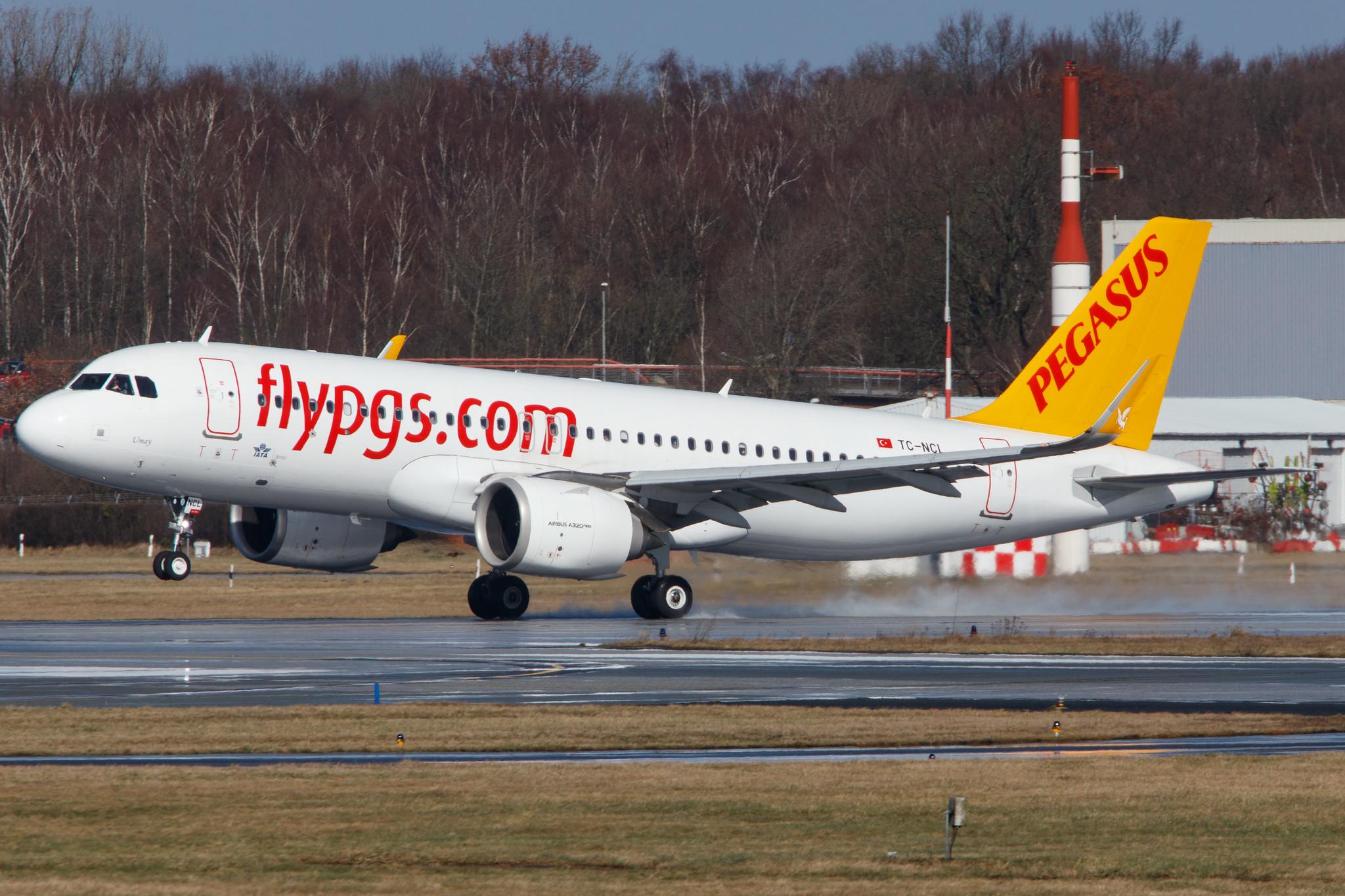 Hamburg Airport: Pegasus (PC / PGT) | Operator: Pegasus Airlines |  Airbus A320-251N A20N | TC-NCL | MSN 09411