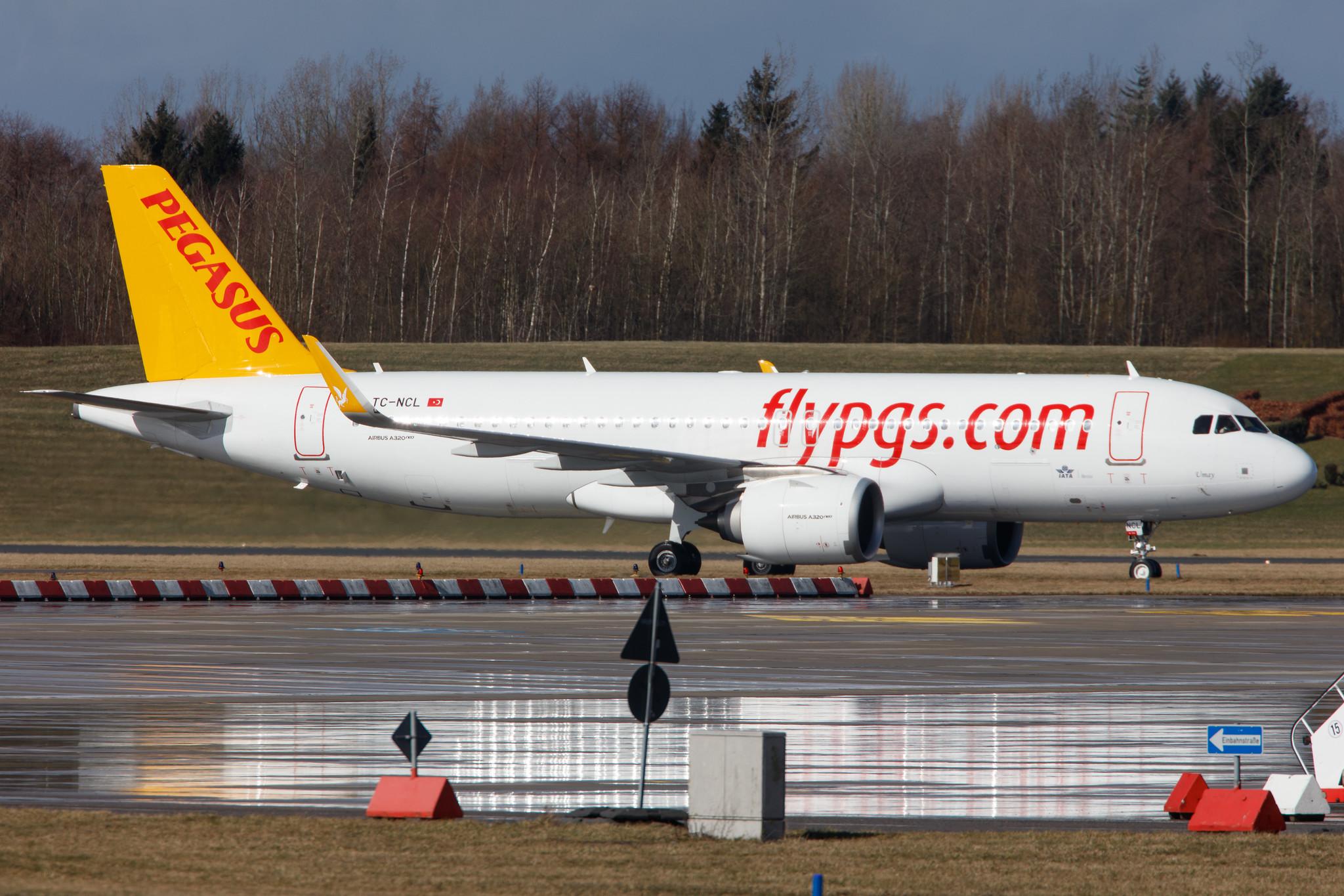 Hamburg Airport: Pegasus (PC / PGT) | Operator: Pegasus Airlines |  Airbus A320-251N A20N | TC-NCL | MSN 09411