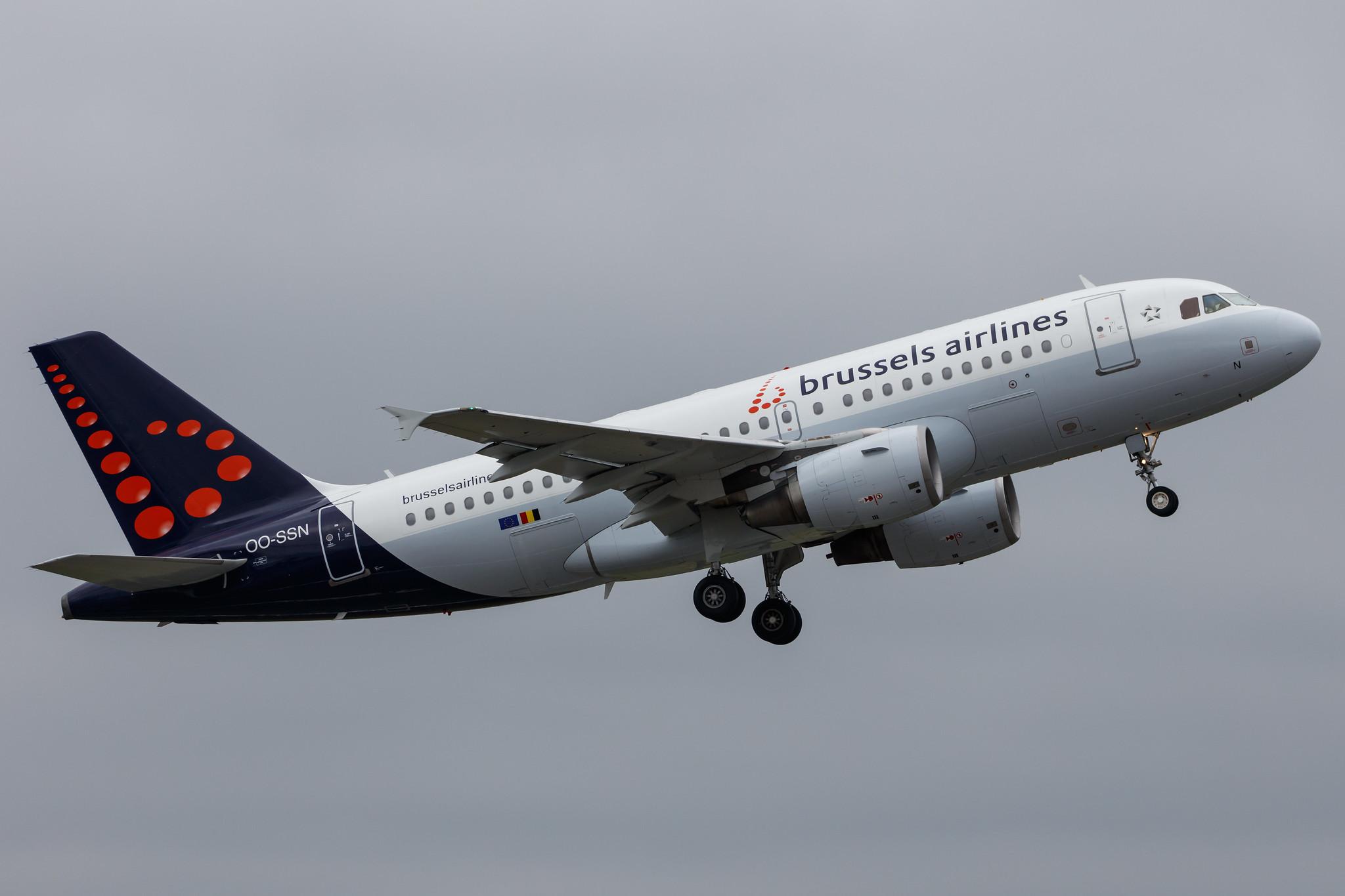Hamburg Airport: Brussels Airlines (SN / BEL) |  Airbus A319-112 A319 | OO-SSN | MSN 1963