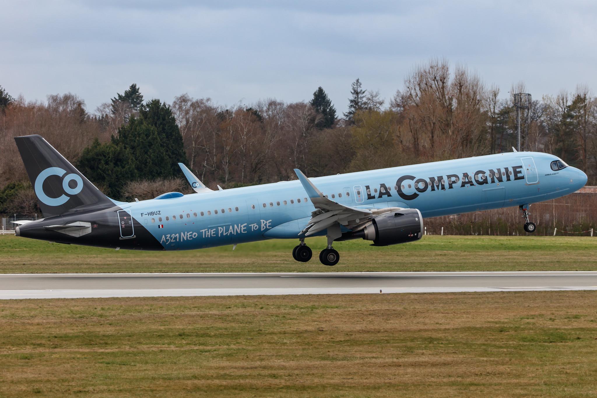 Hamburg Airport: La Compagnie (B0 / DJT) |  Airbus A321-251NX A21N | F-HBUZ | MSN 8866