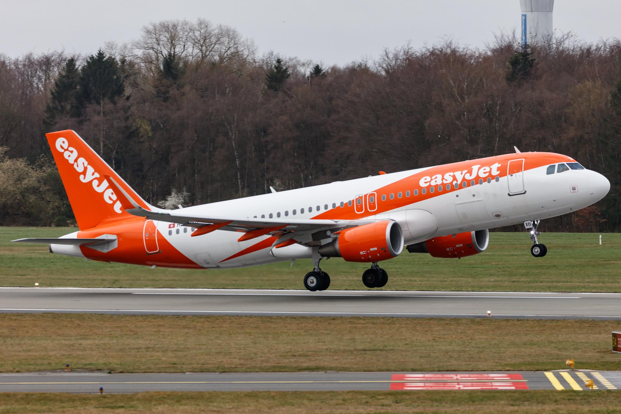 Hamburg Airport: easyJet (U2 / EZY) | Operator: easyJet Switzerland |  Airbus A320-214 A320 | HB-JXO | MSN 8390