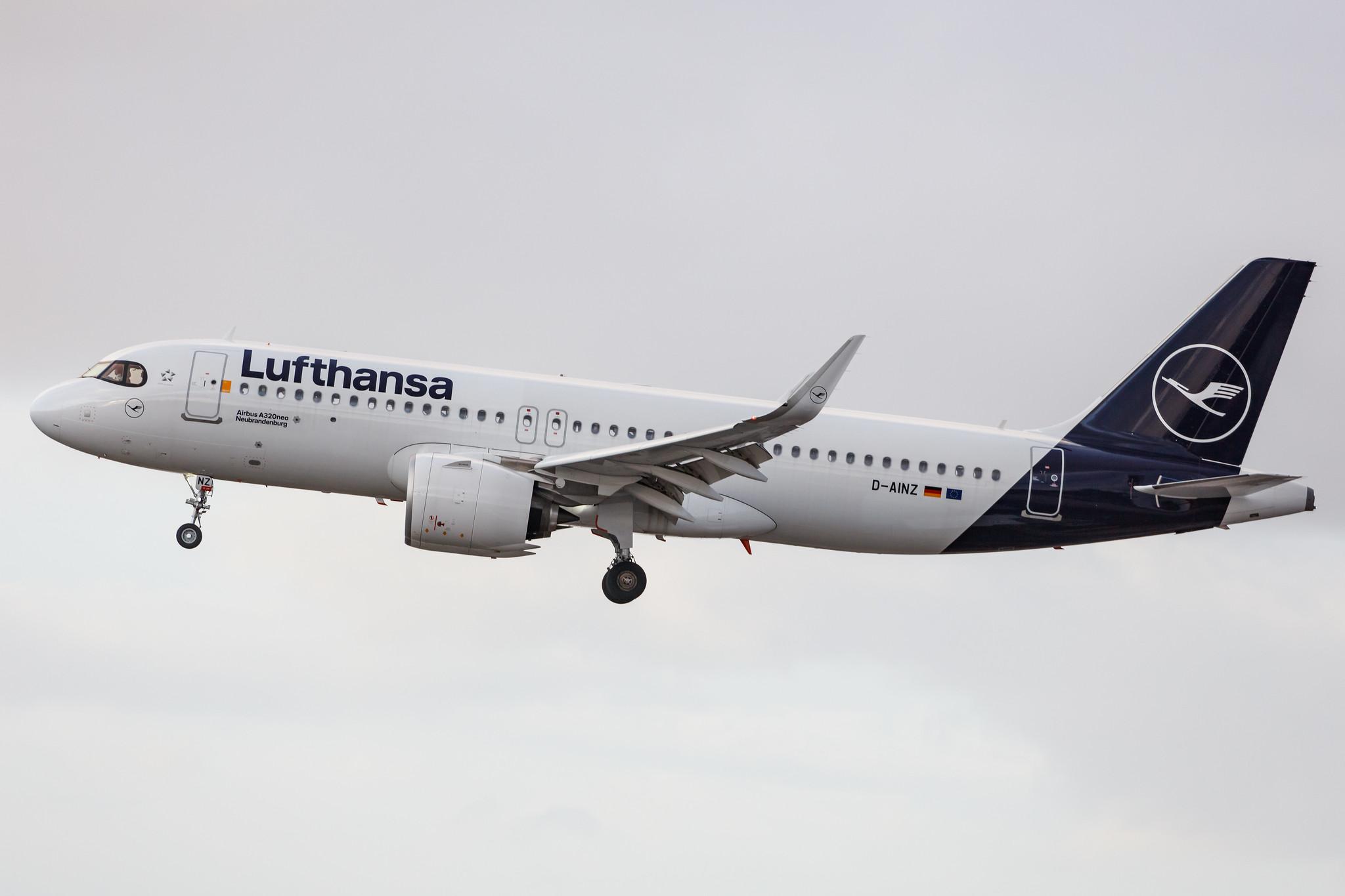 Hamburg Airport: Lufthansa (LH / DLH) |  Airbus A320-271N A20N | D-AINZ | MSN 9442