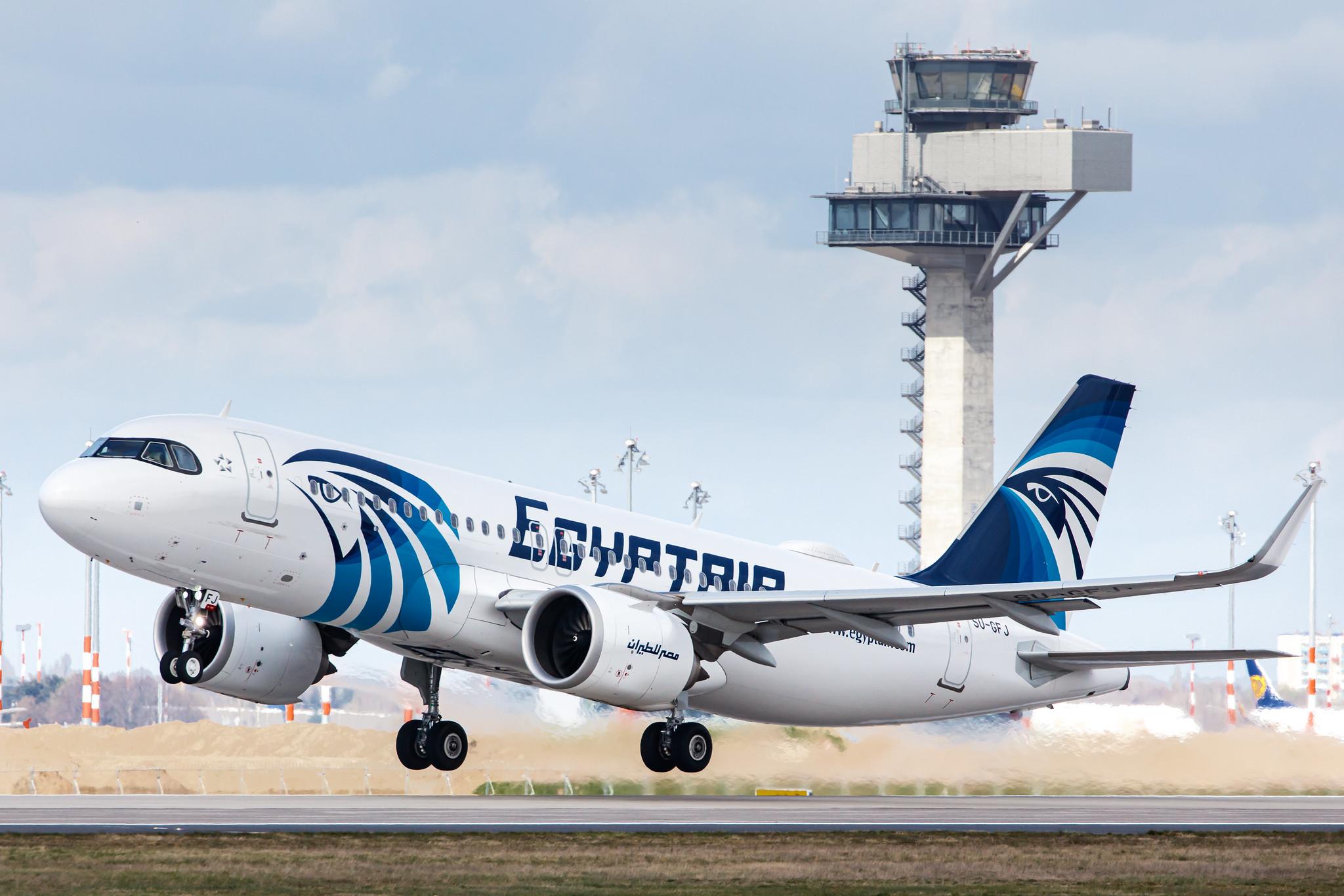 Flughafen Berlin Brandenburg: EgyptAir (MS / MSR) |  Airbus A320-251N A20N | SU-GFJ | MSN 9473
