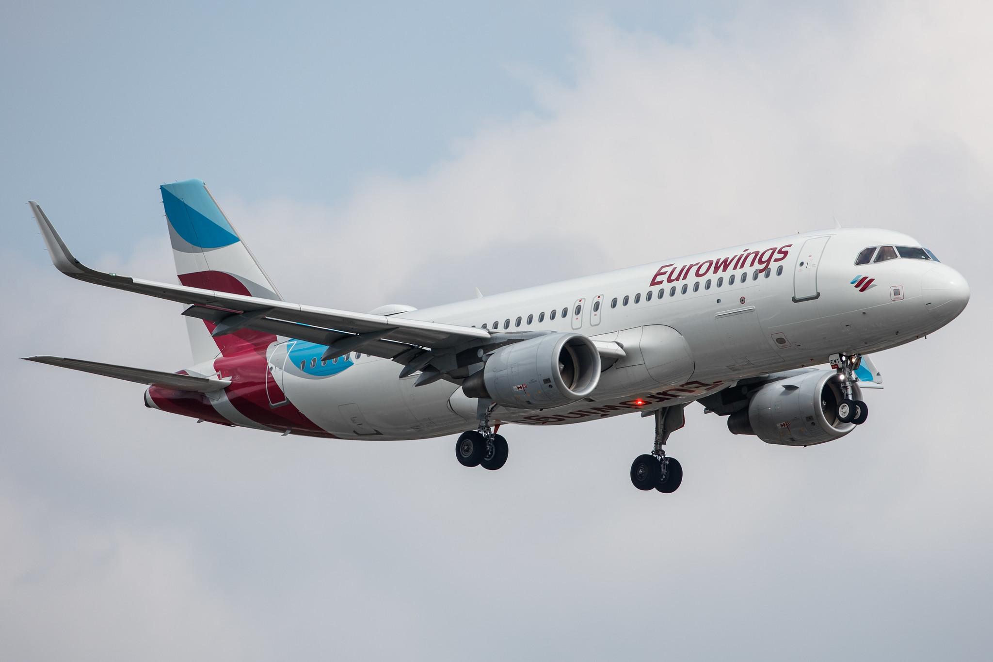 Hamburg Airport: Eurowings (EW / EWG) |  Airbus A320-214 A320 | D-AEWT | MSN 7534