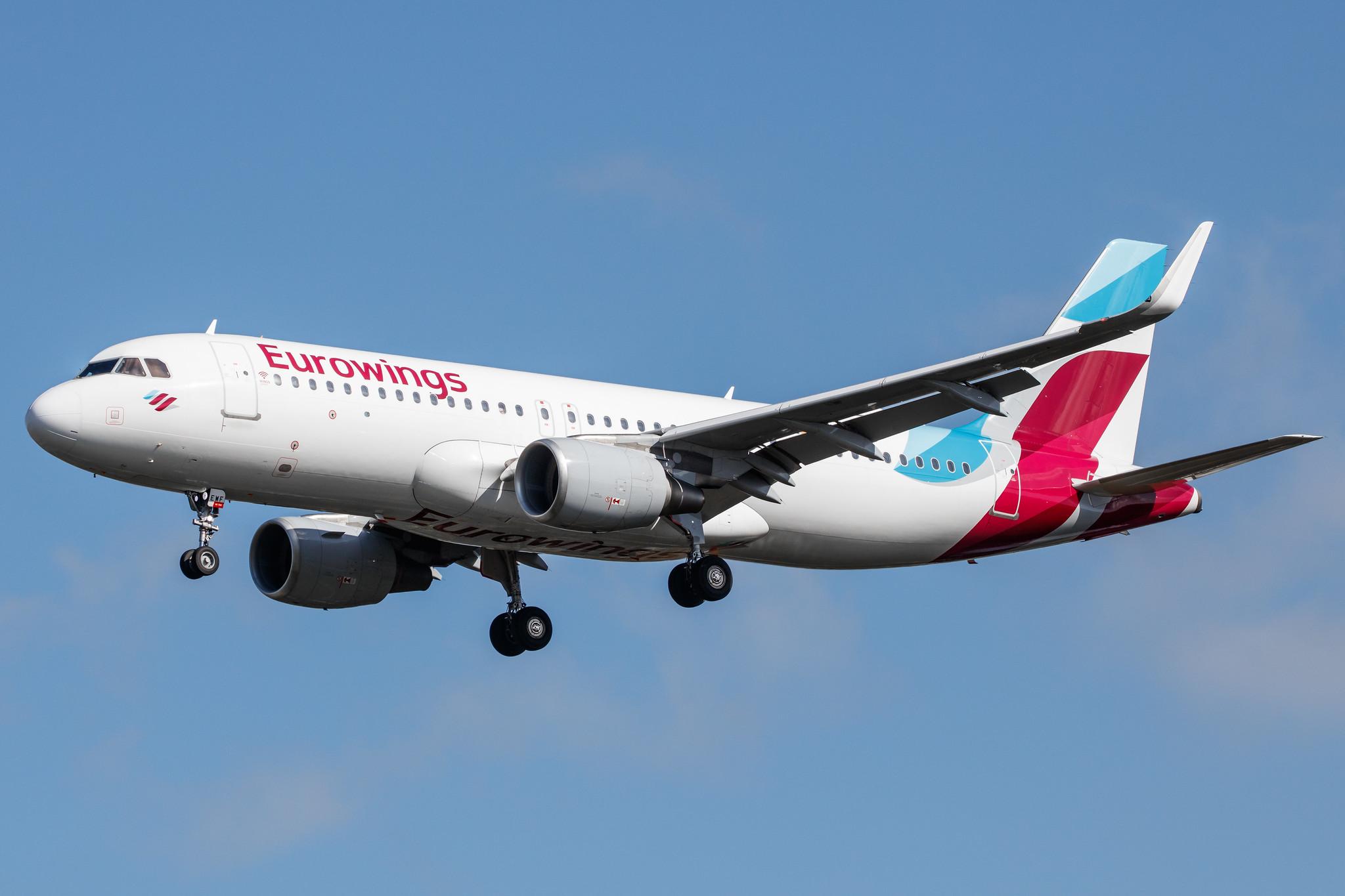 Hamburg Airport: Eurowings (EW / EWG) |  Airbus A320-214 A320 | D-AEWF | MSN 7087