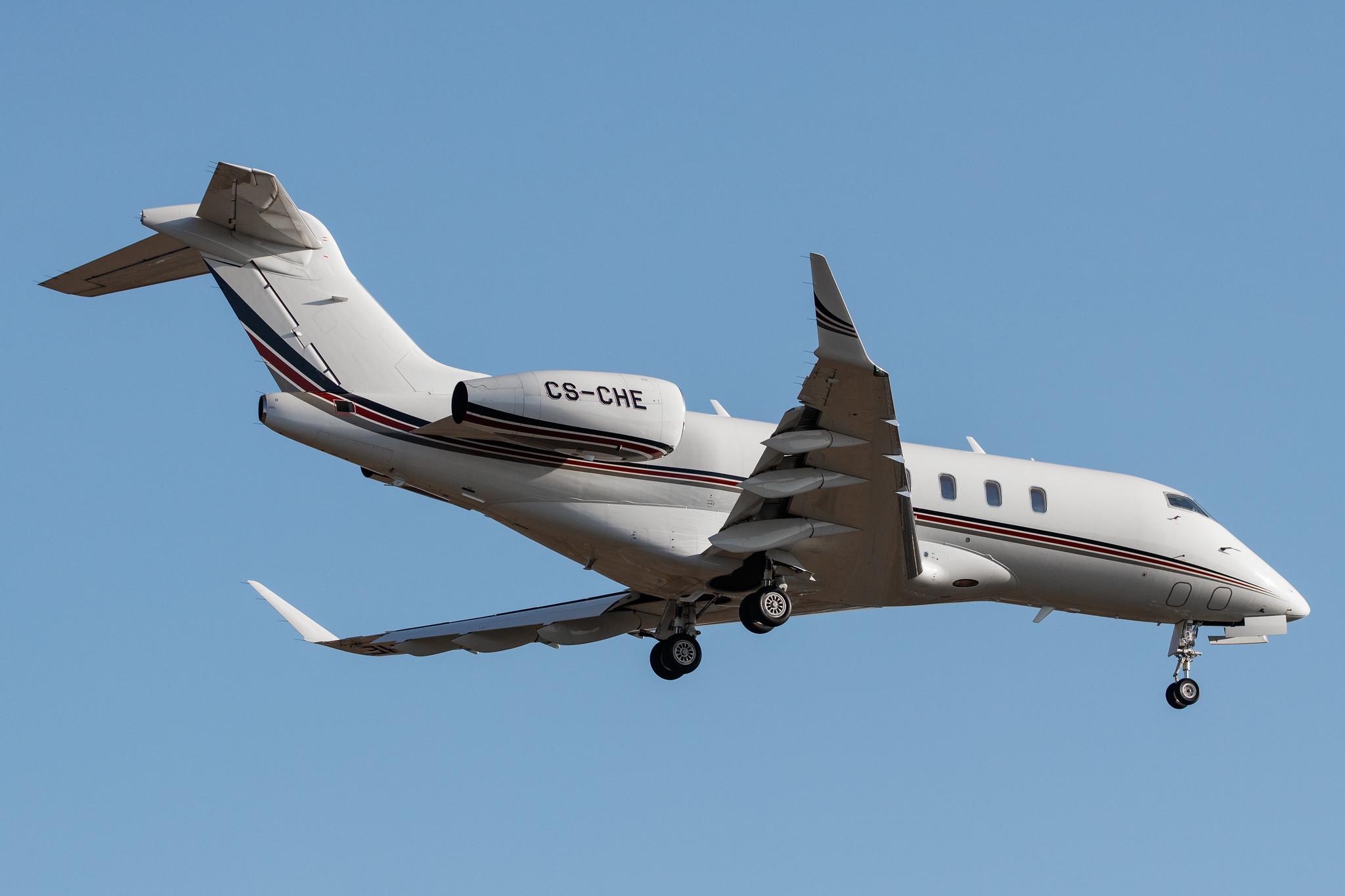 Hamburg Airport: Netjets Europe (/ NJE) | Operator: NetJets |  Bombardier Challenger 350 CL35 | CS-CHE | MSN 20623