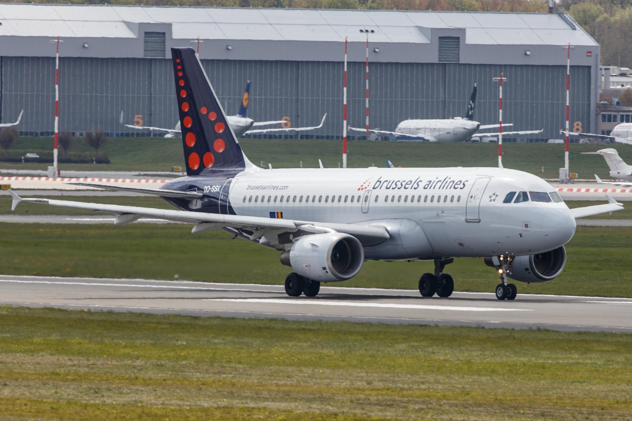 Hamburg Airport: Brussels Airlines (SN / BEL) |  Airbus A319-111 A319 | OO-SSX | MSN 2260