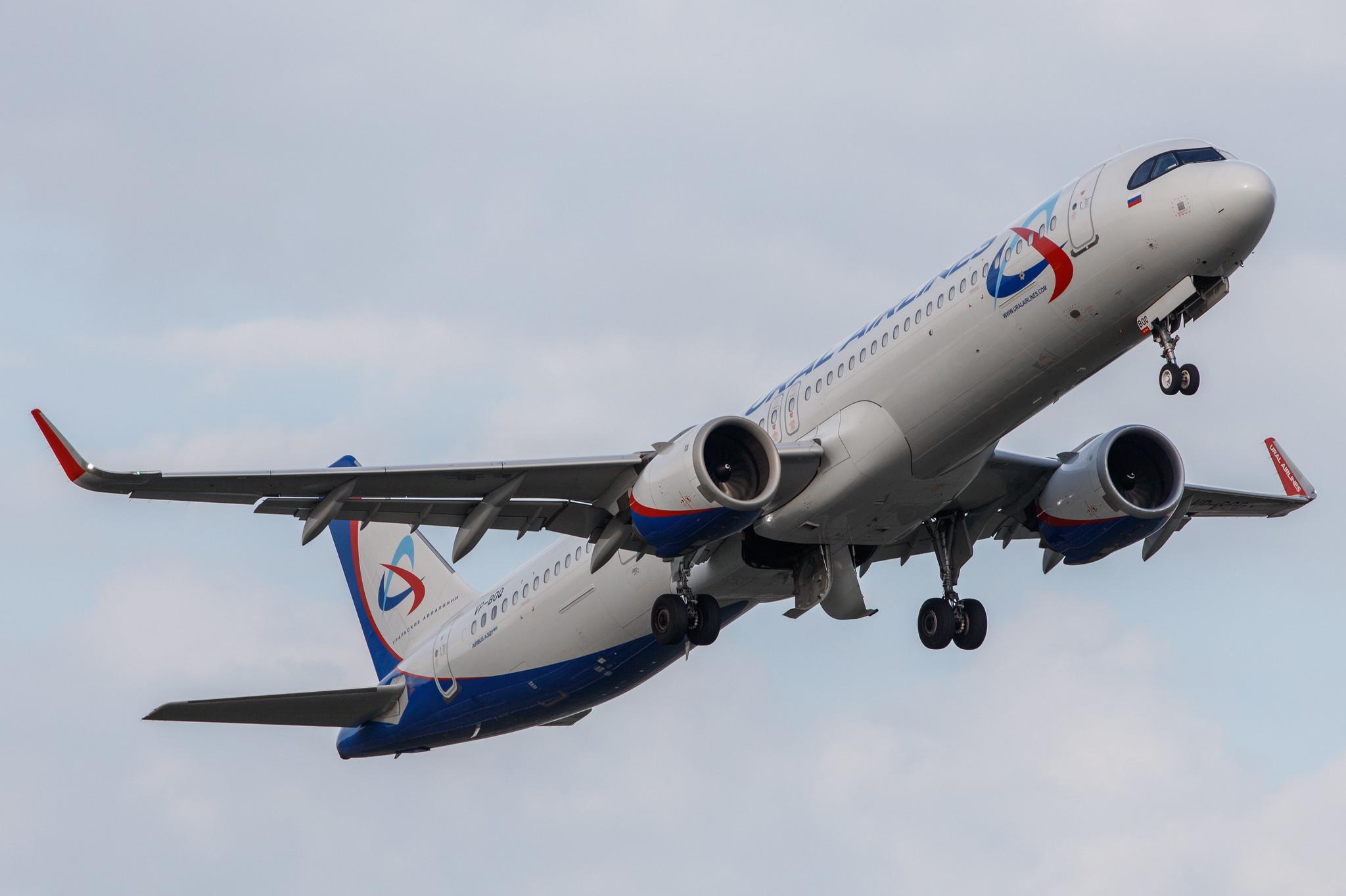 Hamburg Airport: Ural Airlines (U6 / SVR) |  Airbus A321-251NX A21N | VP-BOQ | MSN 9073