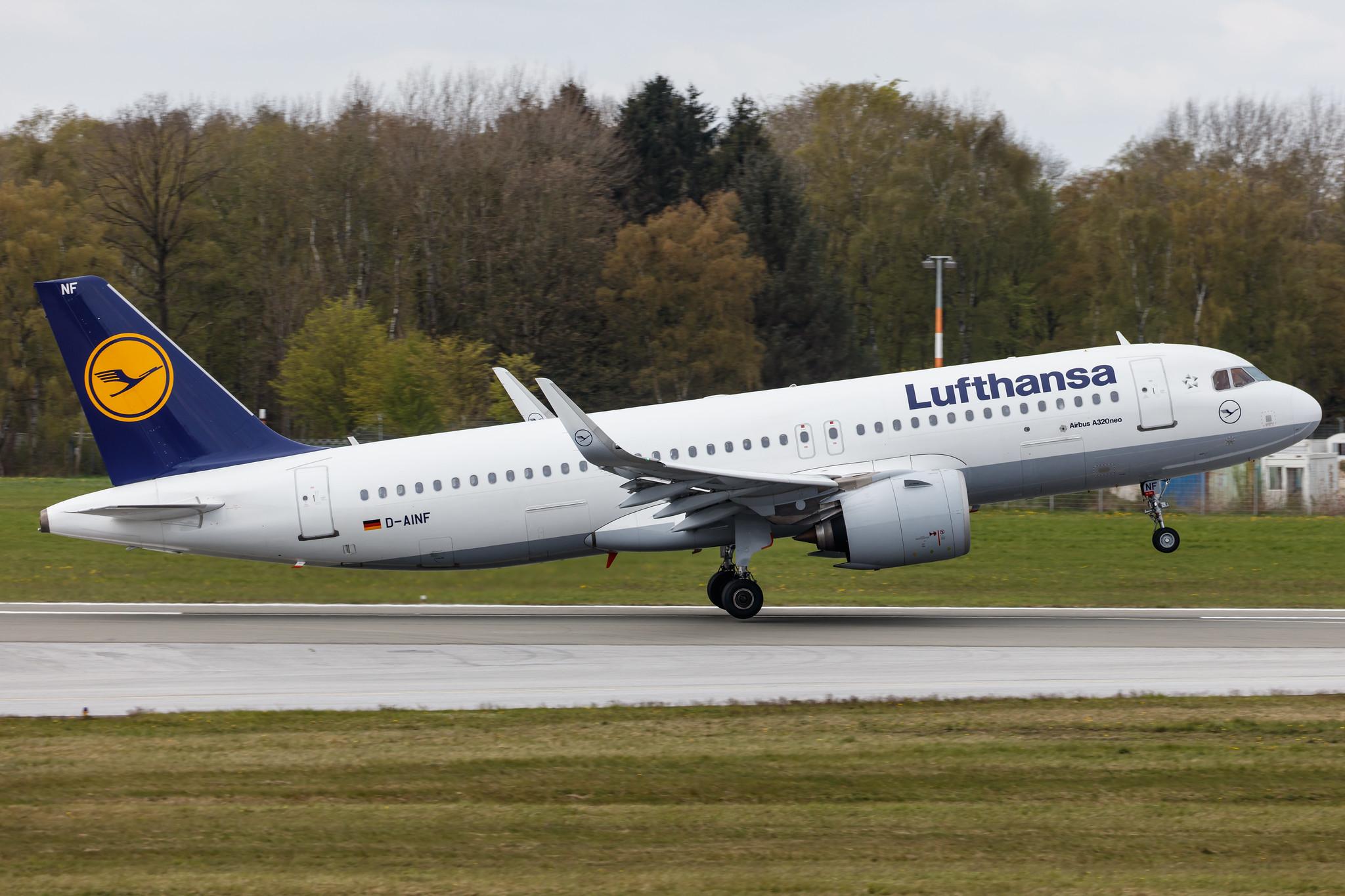 Hamburg Airport: Lufthansa (LH / DLH) |  Airbus A320-271N A20N | D-AINF | MSN 7577