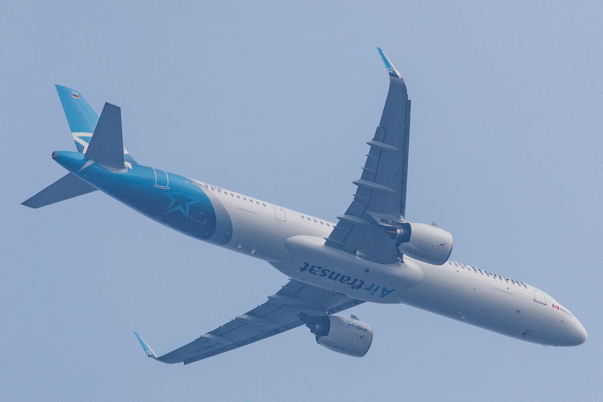 Hamburg Airport: Air Transat (TS / TSC) |  Airbus A321-271NX A21N | D-AZAE | MSN 10521