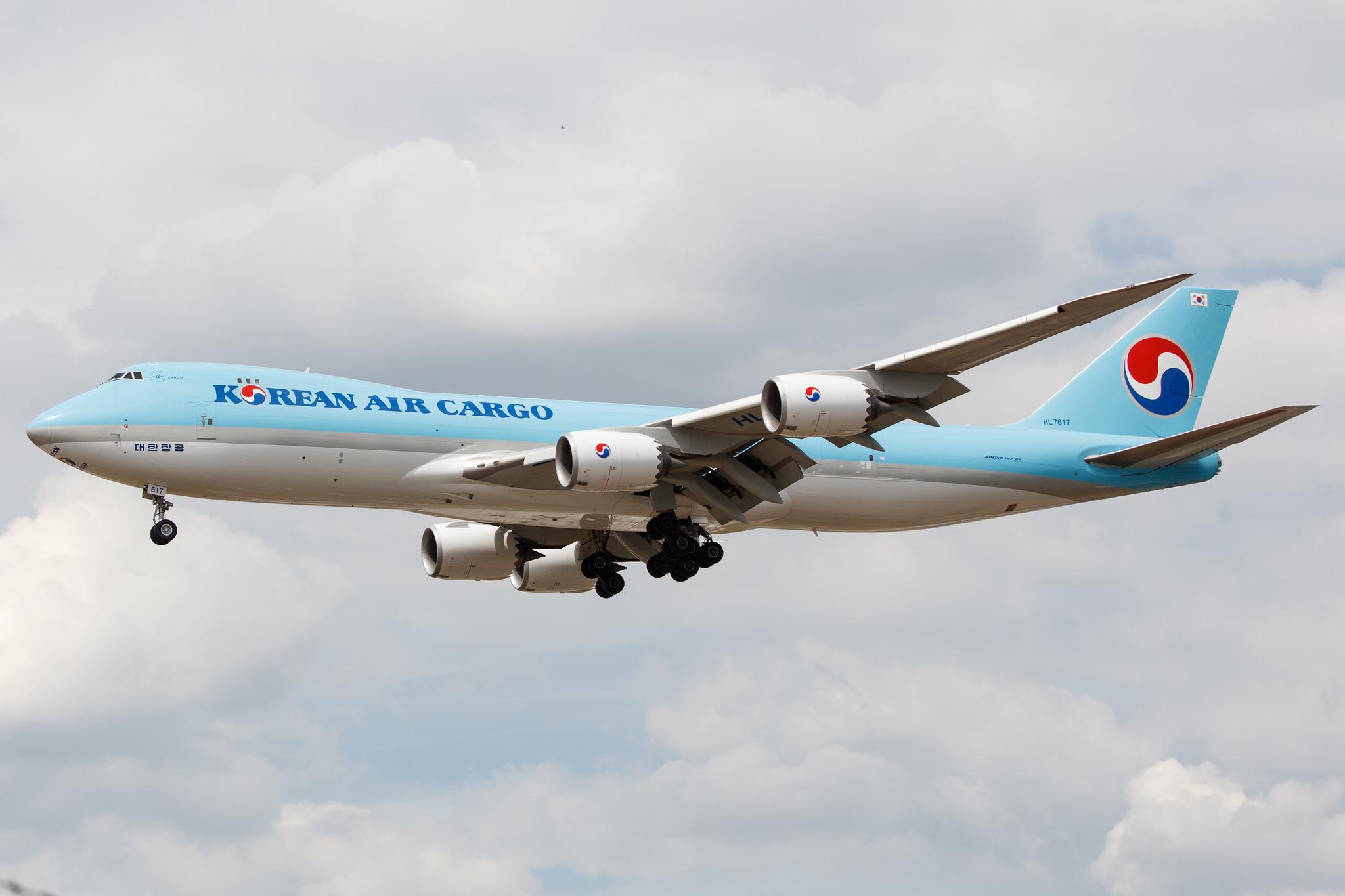 Frankfurt Airport: Korean Air Cargo (KE / KAL) | Operator: Korean Air |  Boeing 747-8B5(F) B748 | HL7617 | MSN 37654