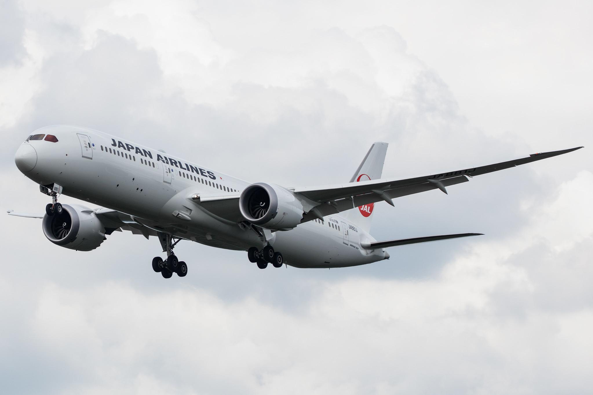 Frankfurt Airport: Japan Airlines (JL / JAL) |  Boeing 787-9 Dreamliner B789 | JA881J | MSN 66514