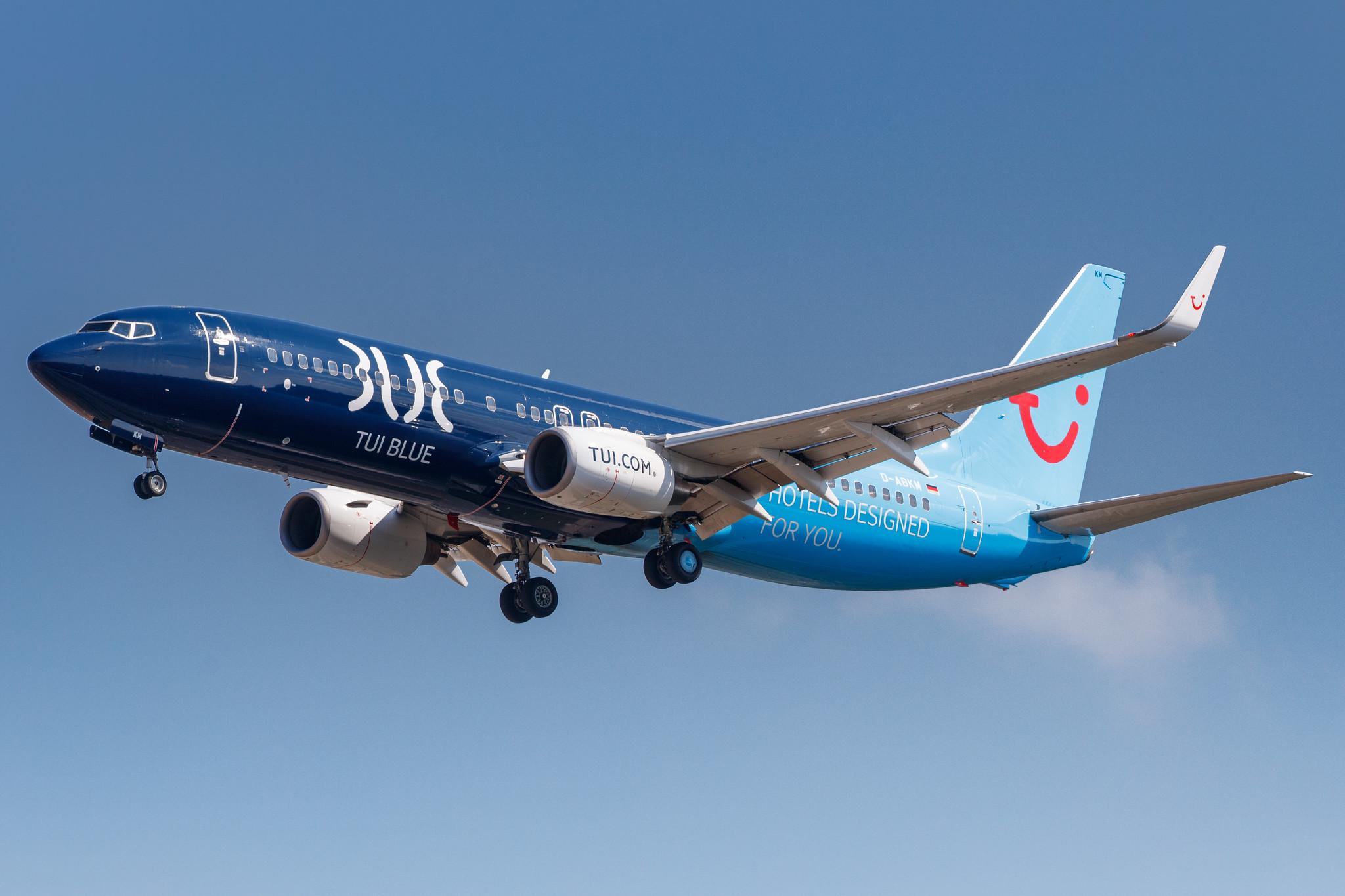 Frankfurt Airport: TUI (X3 / TUI) |  Livery: TUI Blue Livery | Operator: TUI fly |  Boeing 737-86J B738 | D-ABKM | MSN 37755