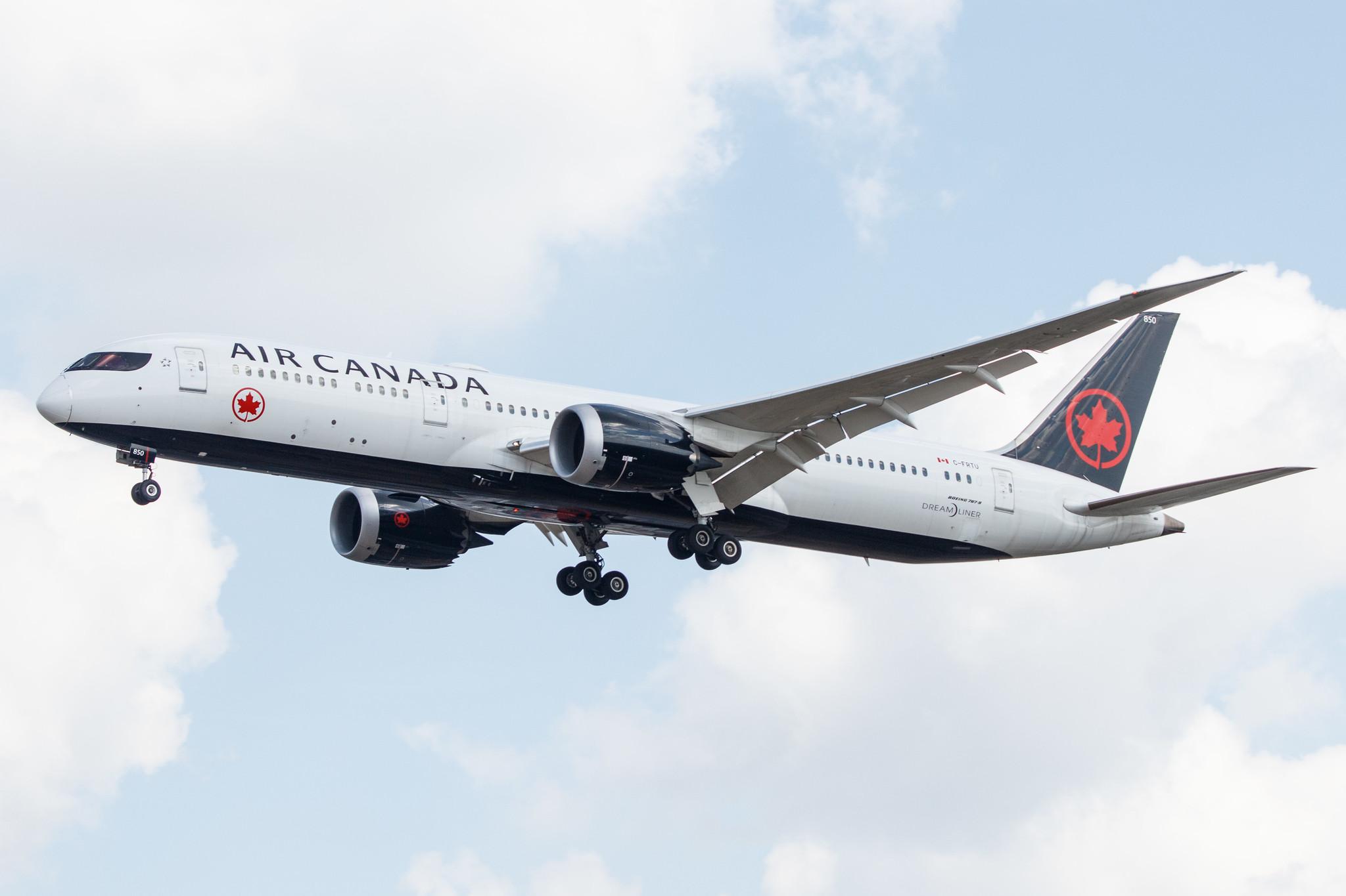 Frankfurt Airport: Air Canada (AC / ACA) |  Boeing 787-9 Dreamliner B789 | C-FRTU | MSN 37183